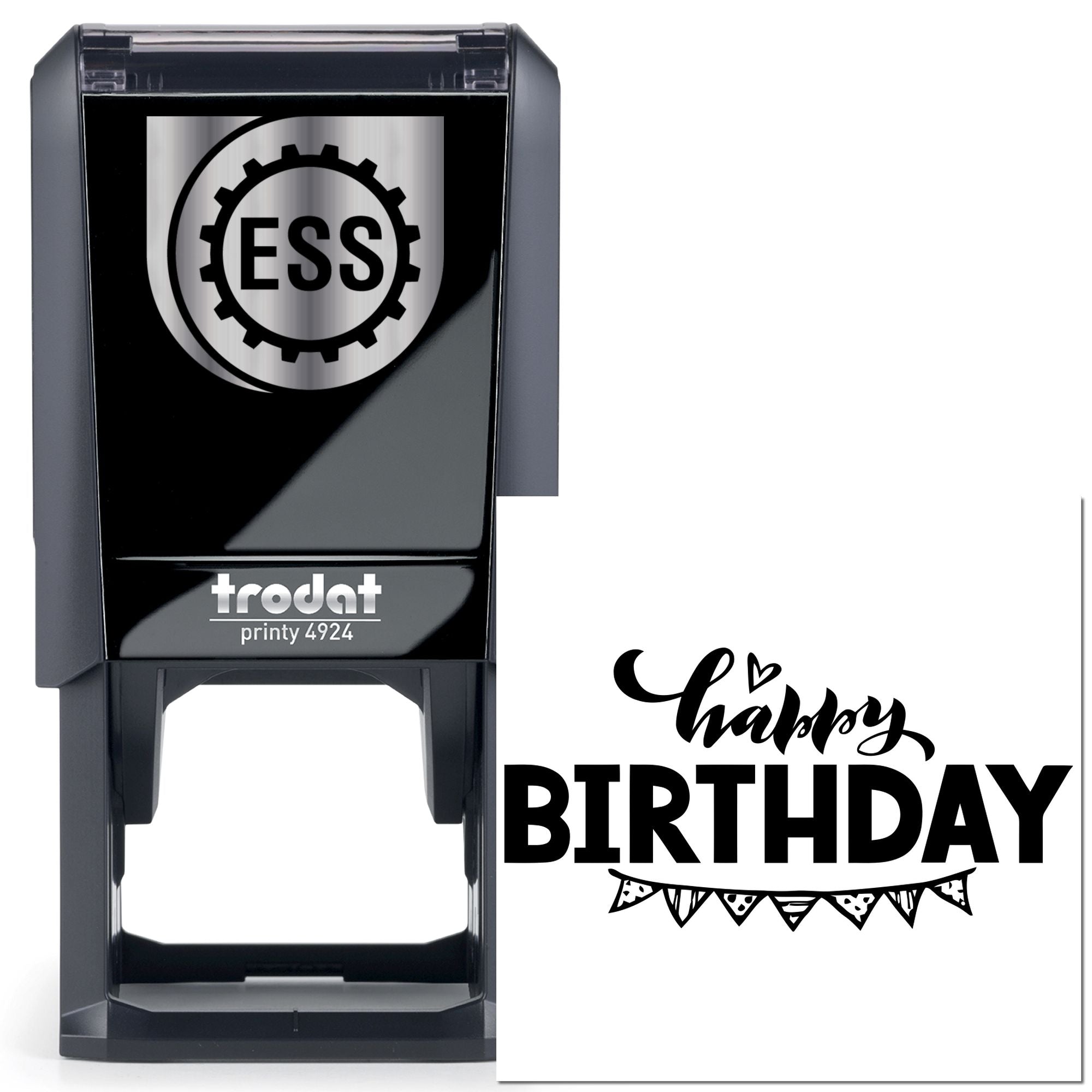 Self-Inking Party Poster Parade Scrapbook Stamp