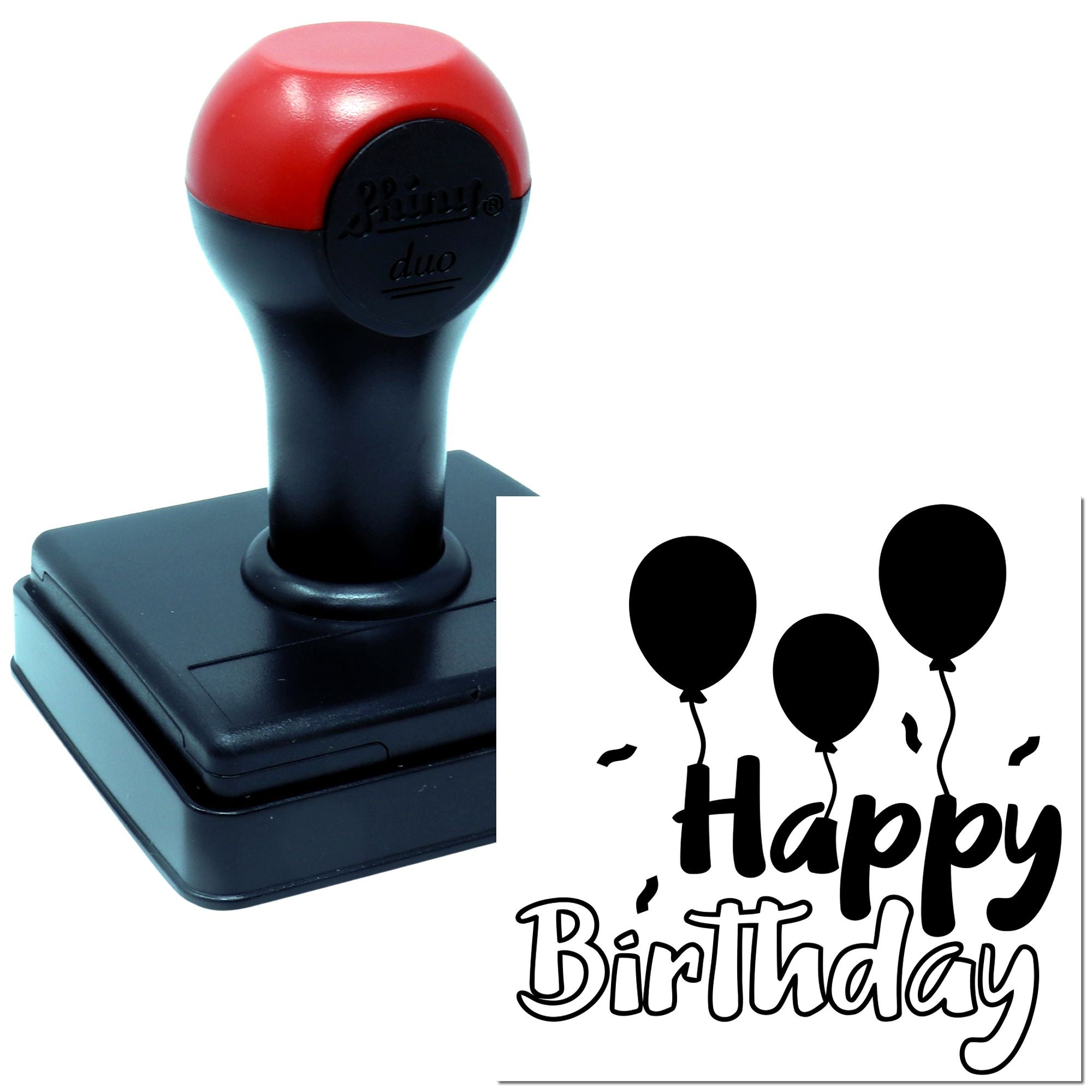 Hand Bubbly Birthday Fiesta Craft Stamp