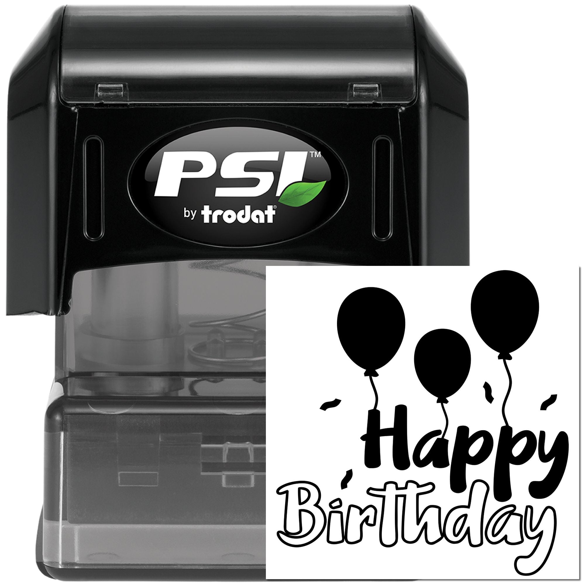 PSI Pre-Inked Bubbly Birthday Fiesta Scrapbooking Stamp