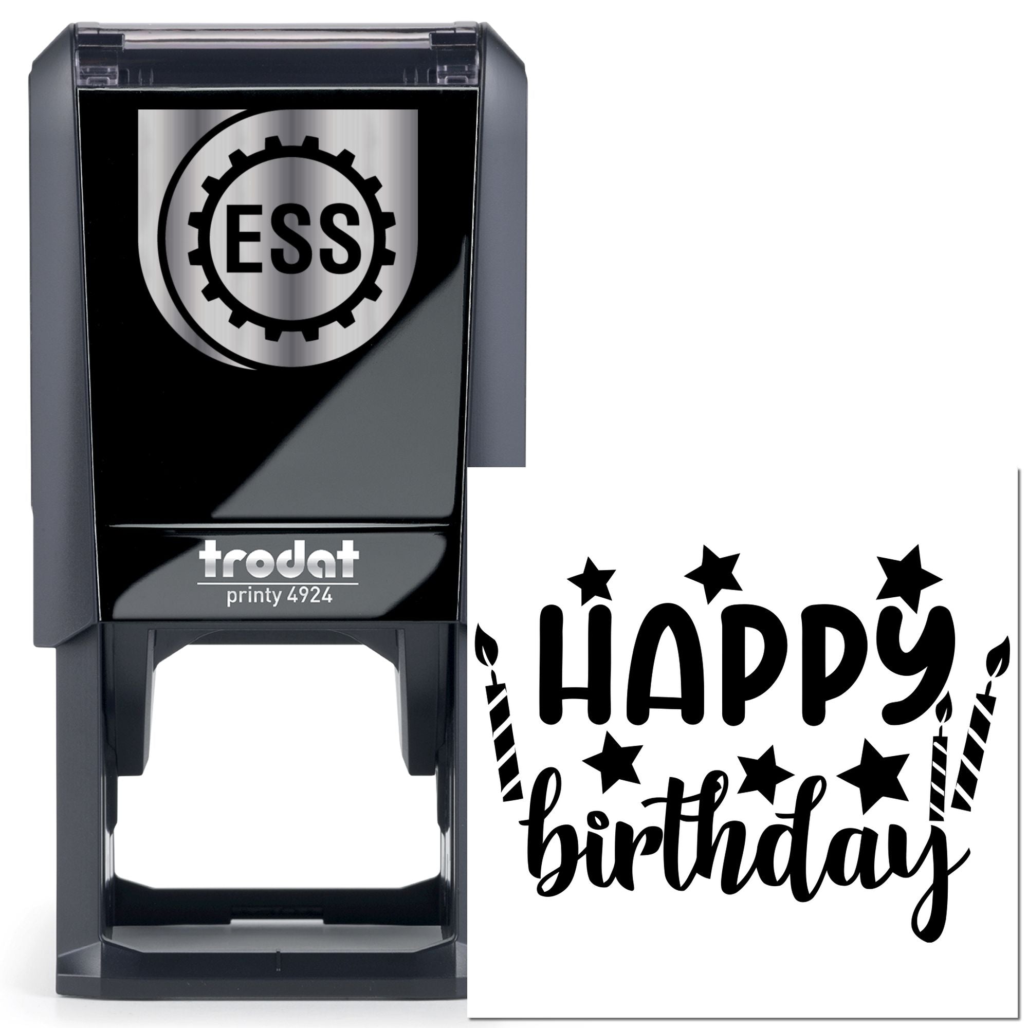 Self-Inking Stellar Birthday Fest Card Making Stamp