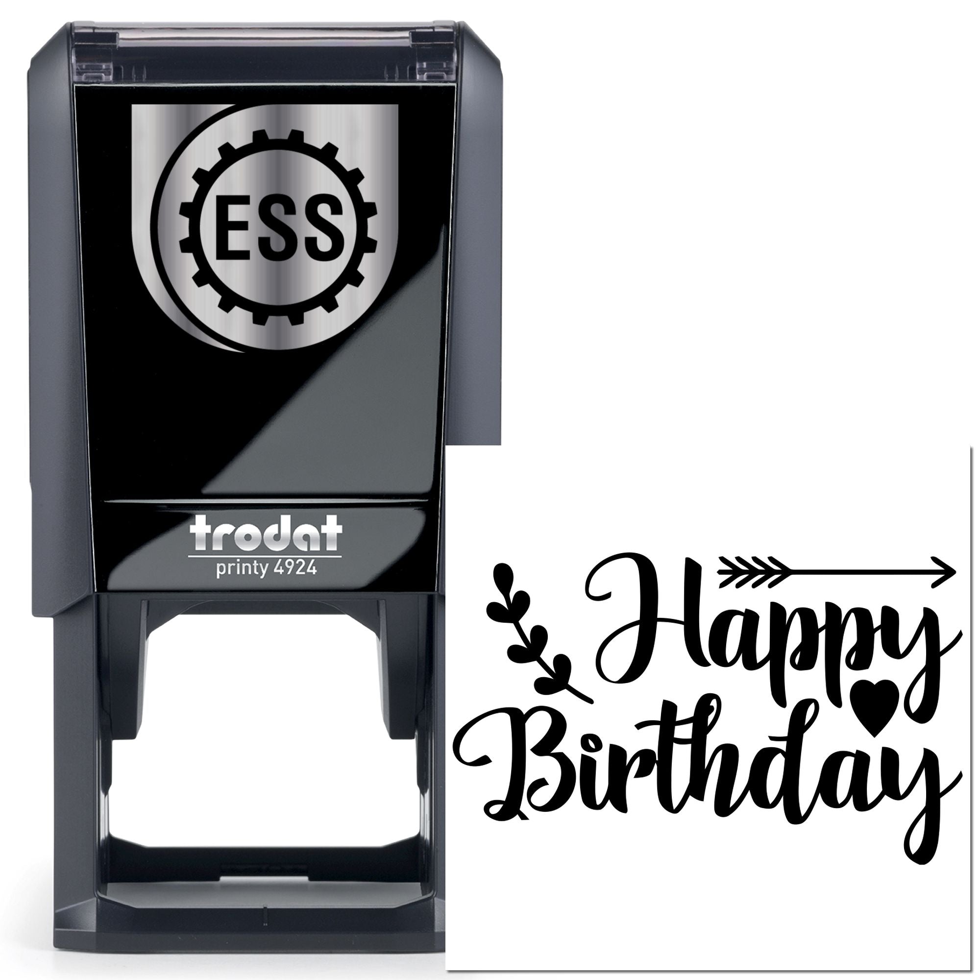 Self-Inking Birthday Celebration Cheer Scrapbook Stamp