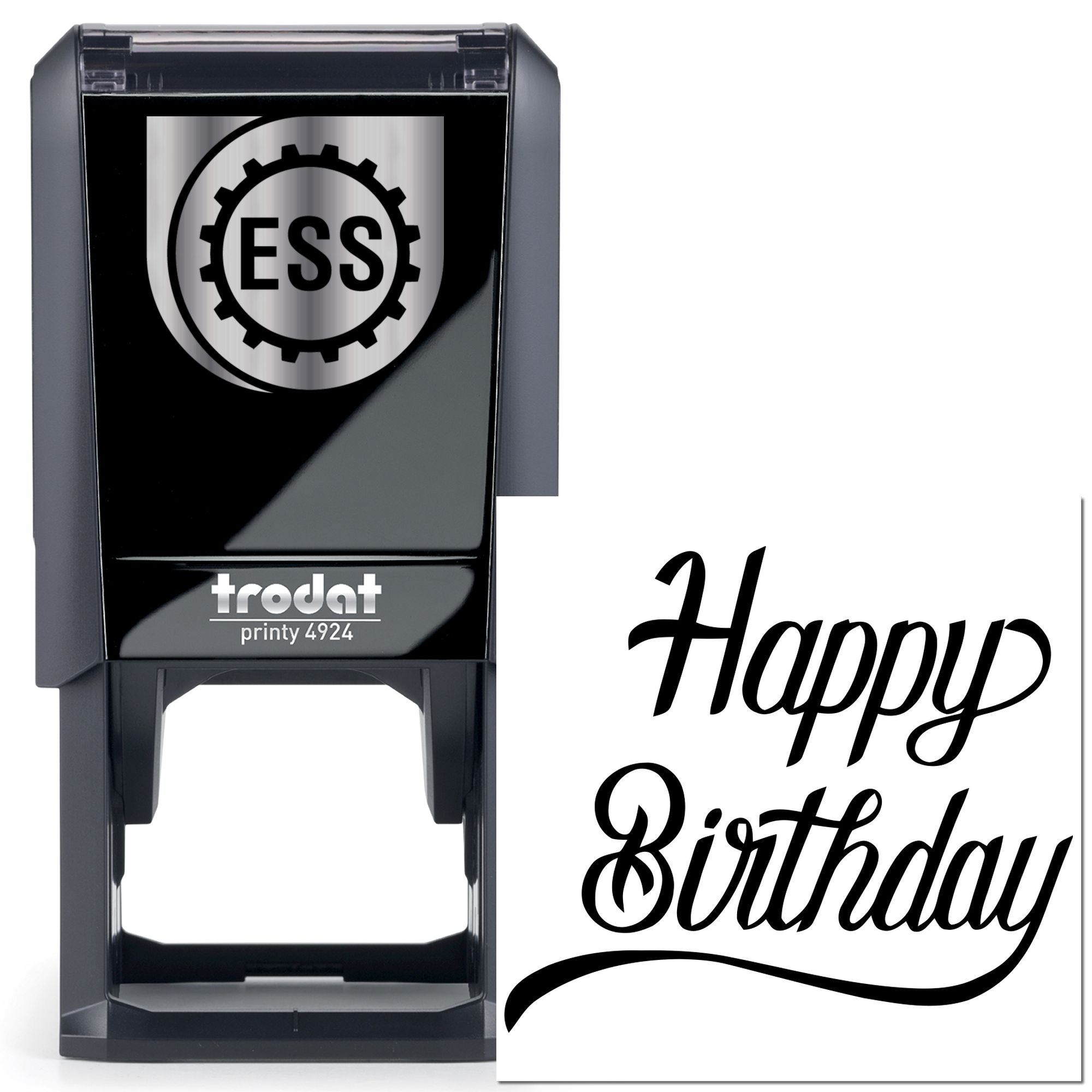 Self-Inking Festive Spiral Toasts Crafting Stamp