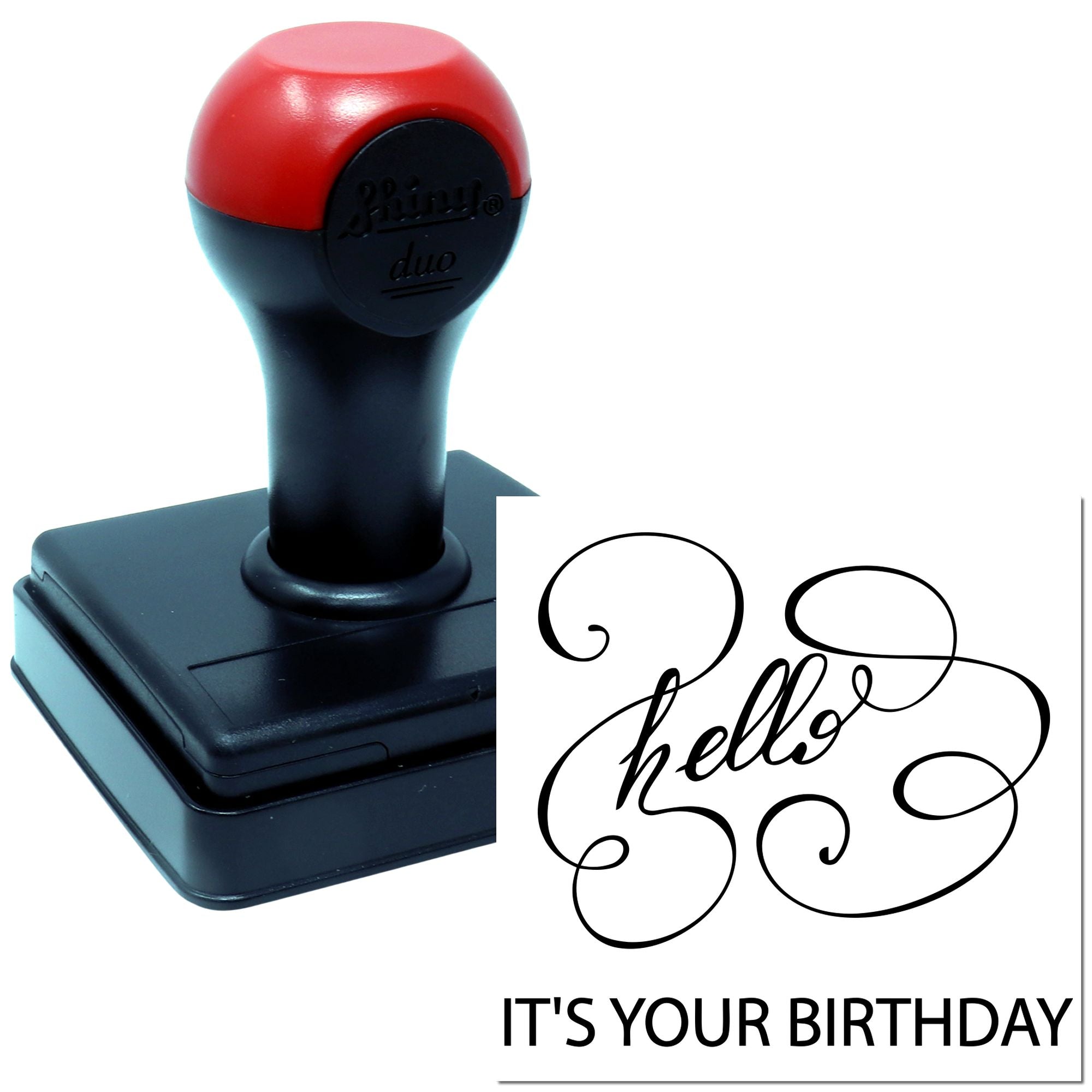 Hand Birthday Celebration Greeting Crafting Stamp