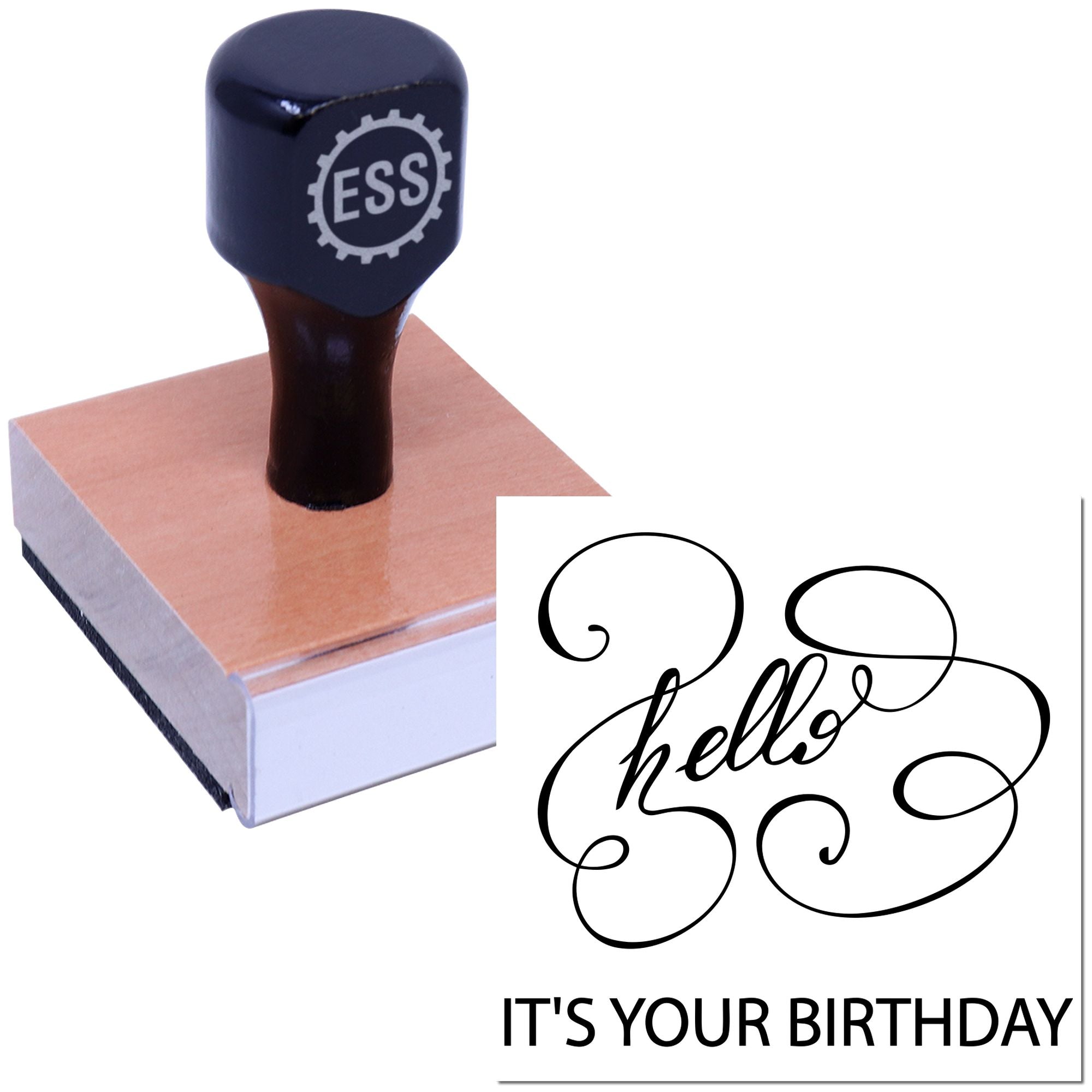 Birthday Celebration Greeting Craft Rubber Stamp