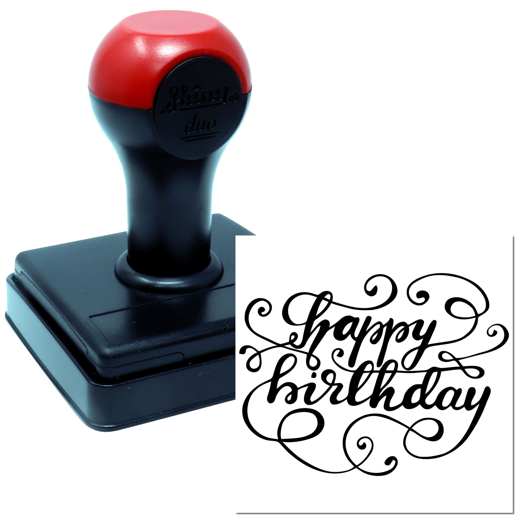 Hand Spiral Birthday Joy Crafting Stamp