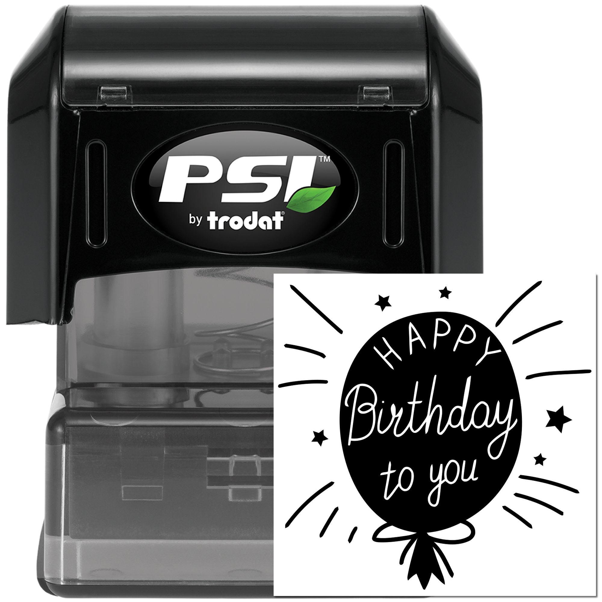 PSI Pre-Inked Grand Festive Balloon Celebration Scrapbooking Stamp