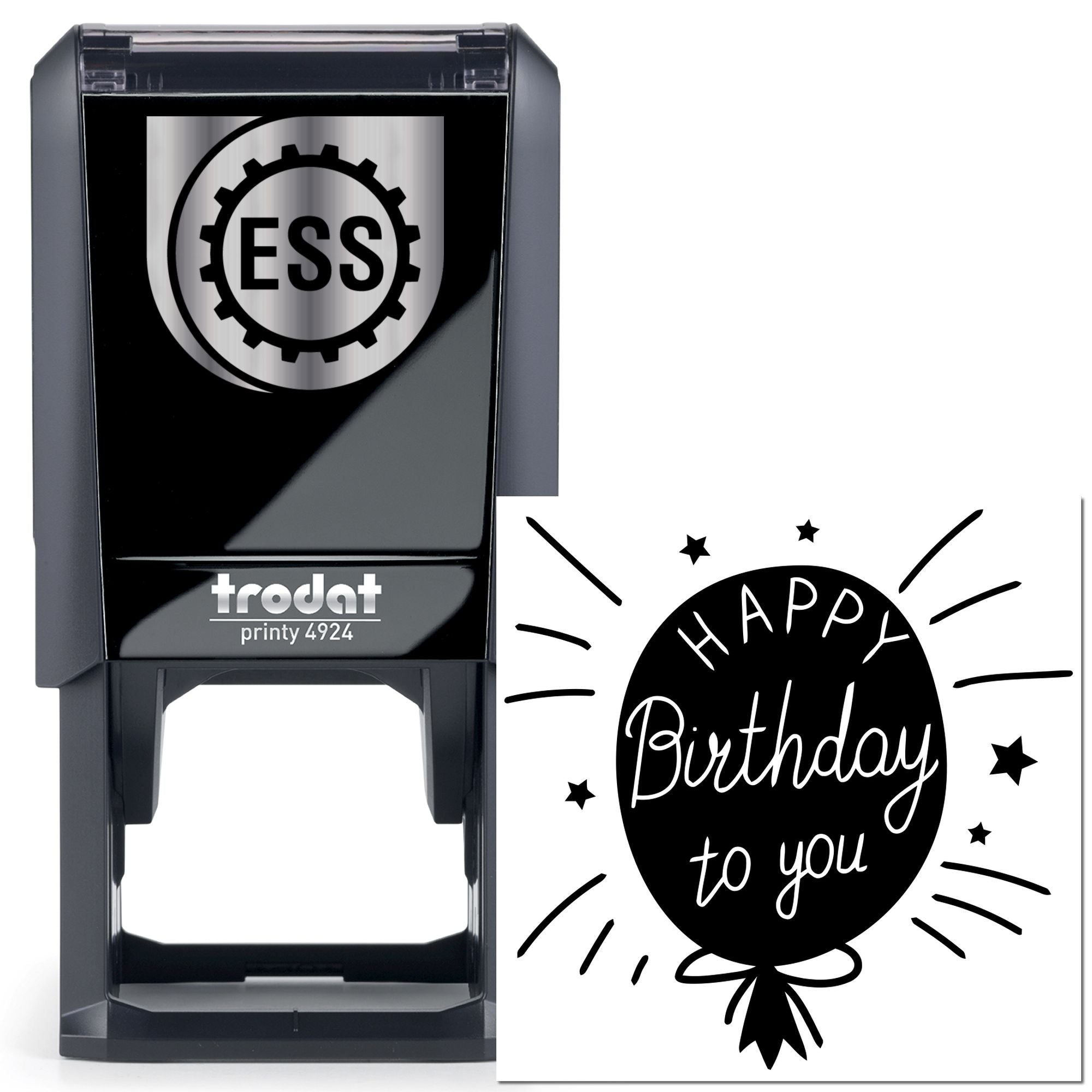 Self-Inking Grand Festive Balloon Celebration Crafting Stamp