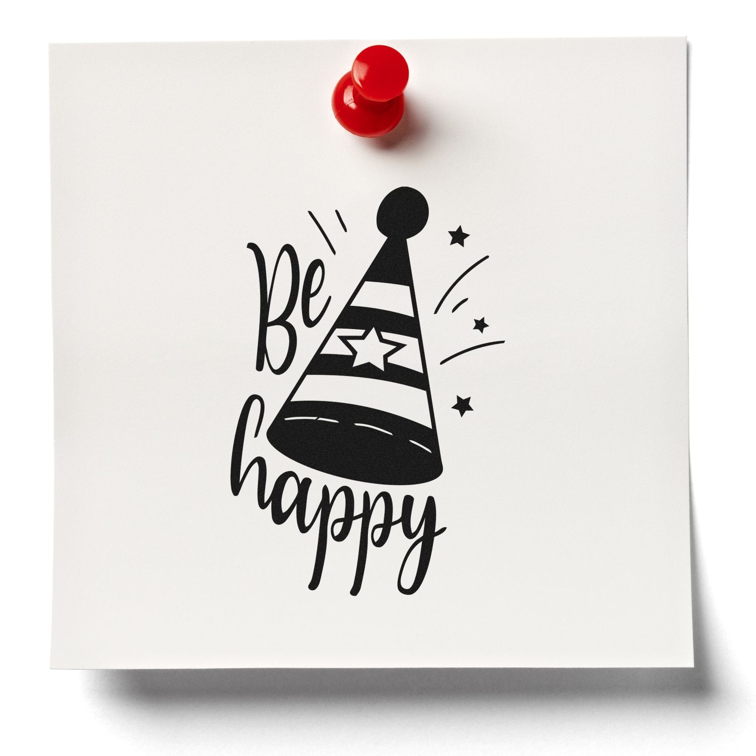 Festive Glitter Joy Card Making Rubber Stamp