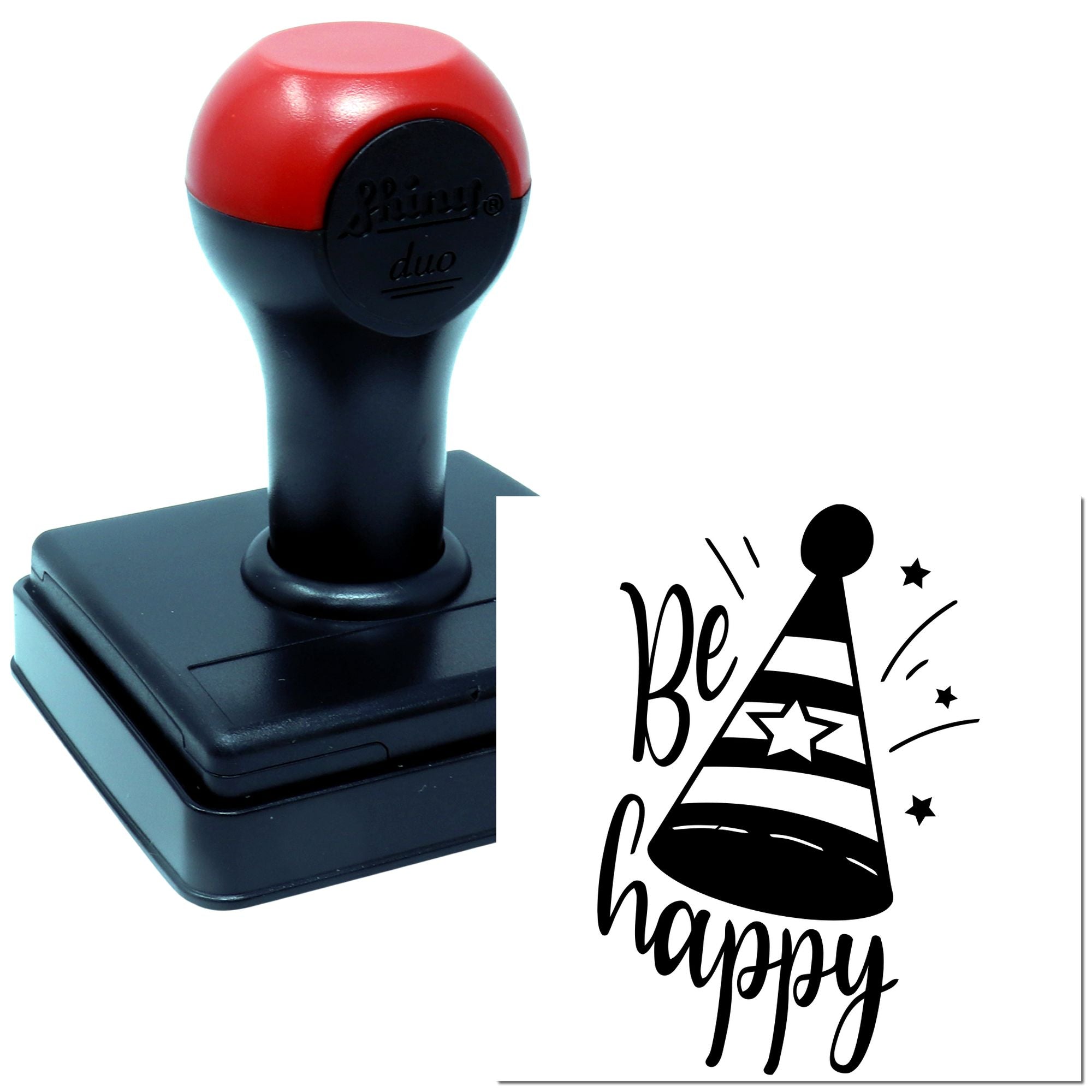 Hand Festive Glitter Joy Scrapbook Stamp