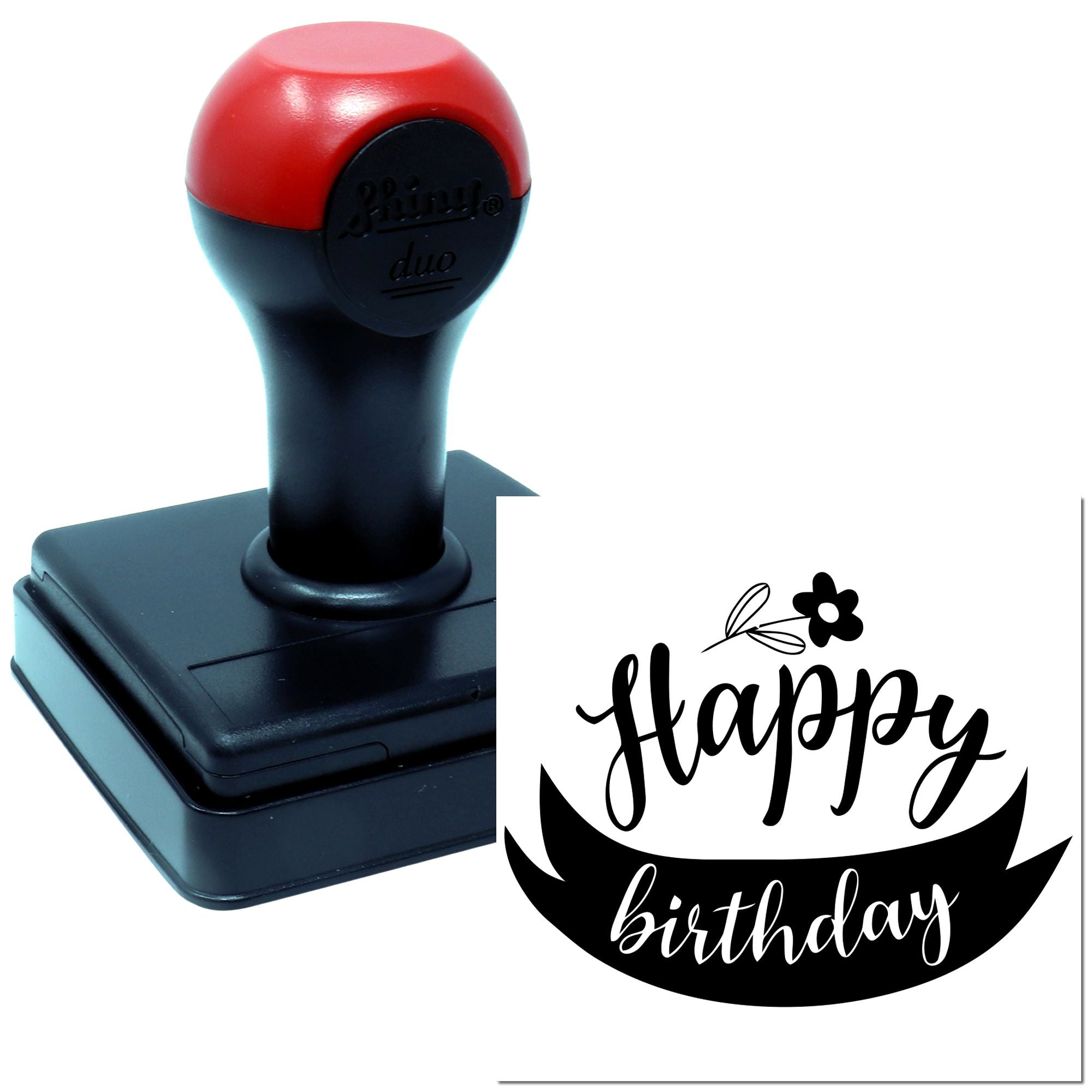 Hand Festive Banner Delight Crafting Stamp