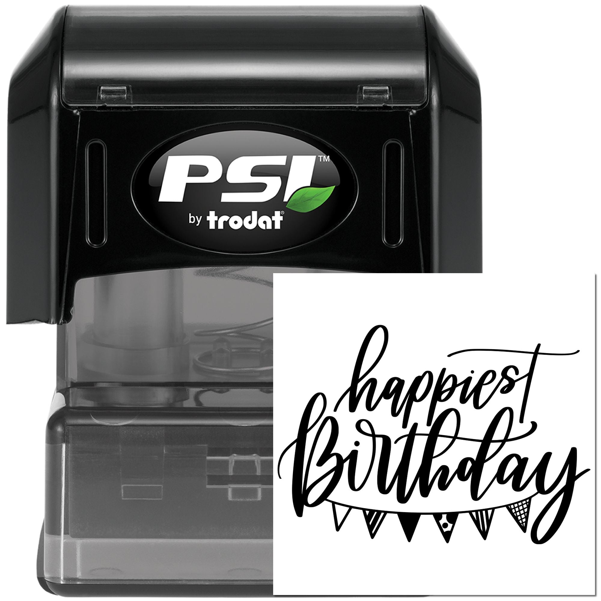 PSI Pre-Inked Joyous Bunting Celebrations Card Stamp