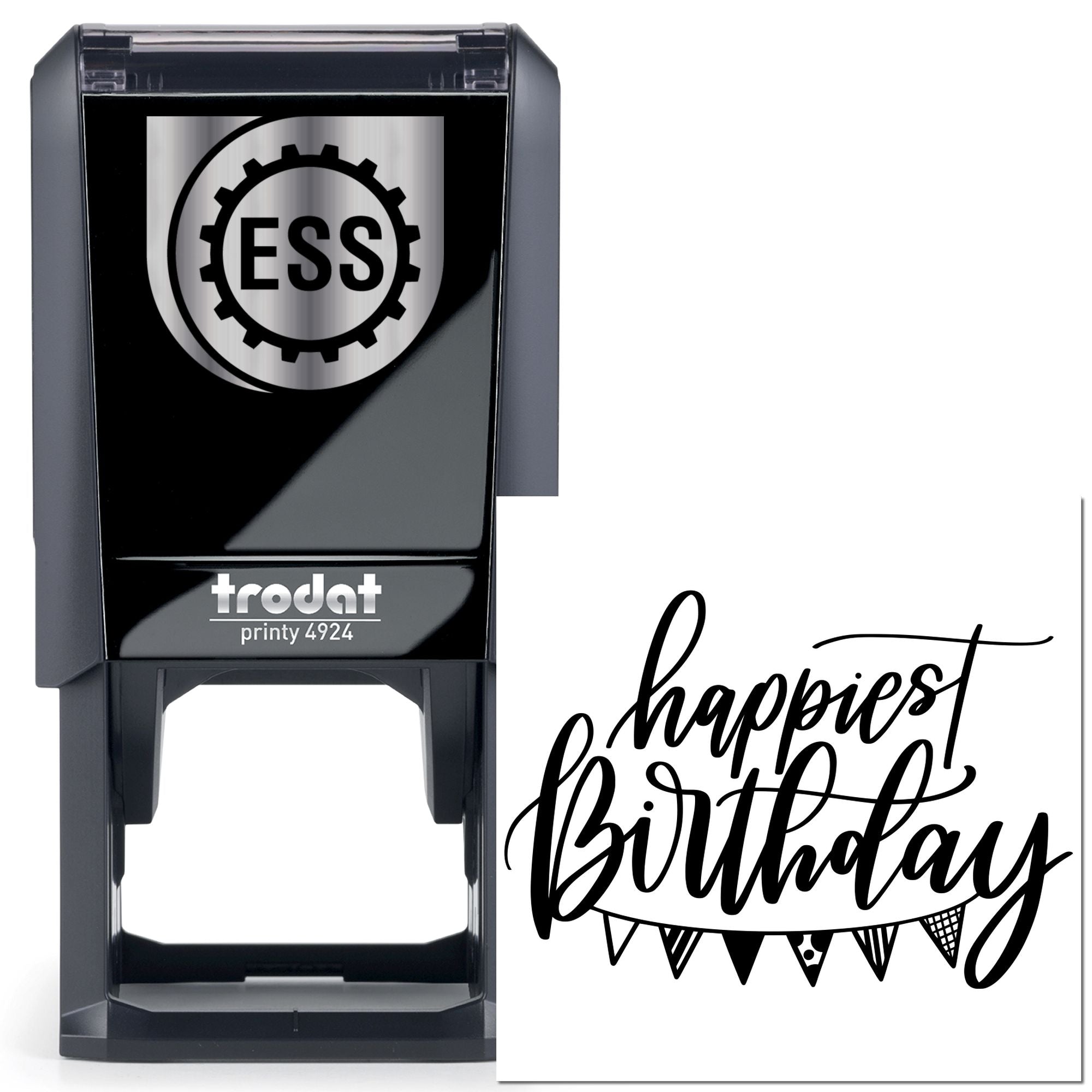 Self-Inking Joyous Bunting Celebrations Card Making Stamp
