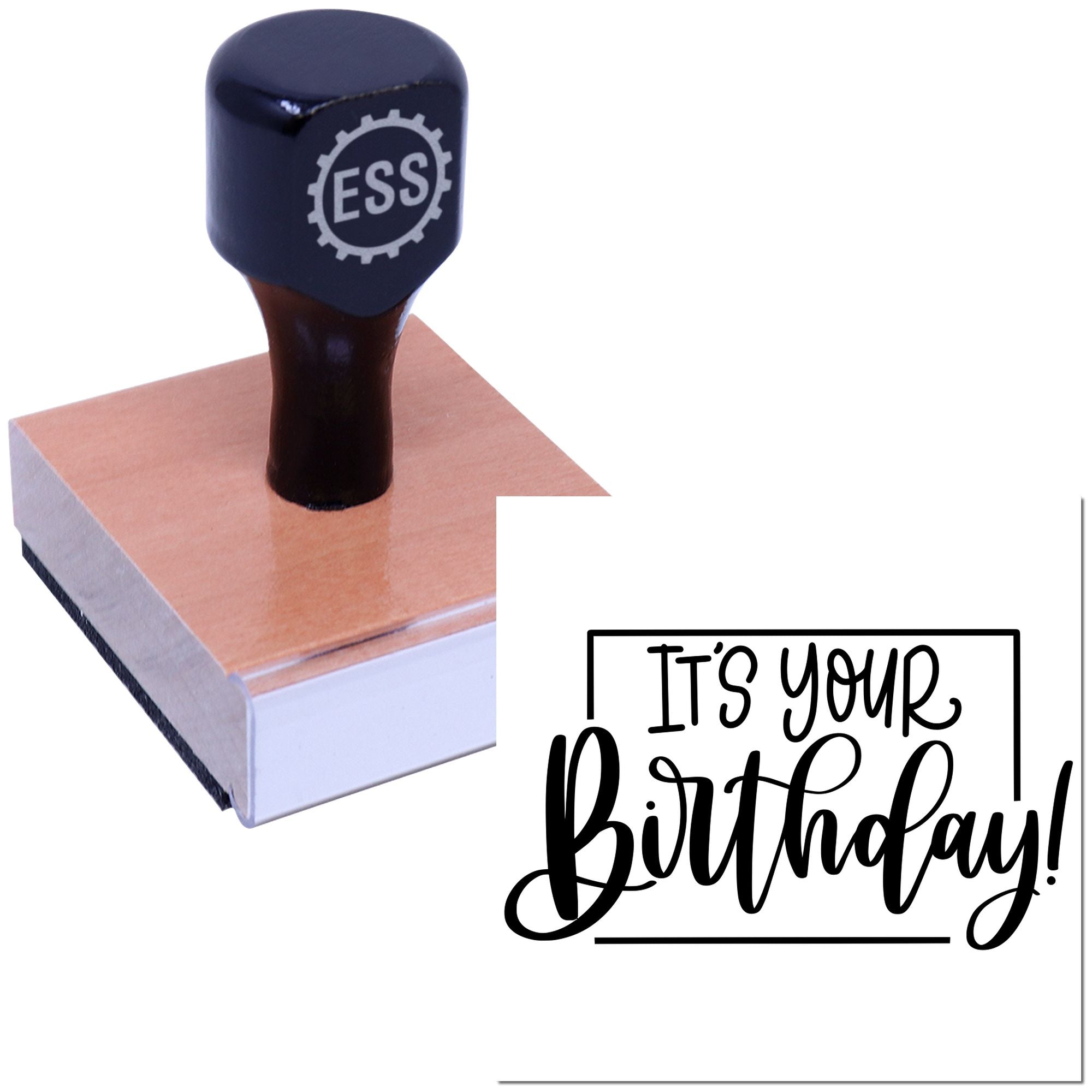 Celebration Frenzy Crafting Rubber Stamp