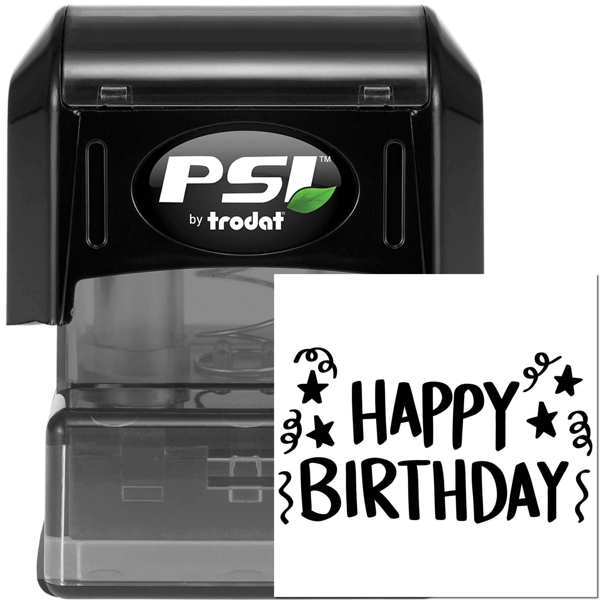 PSI Pre-Inked Festive Confetti Party Card Stamp