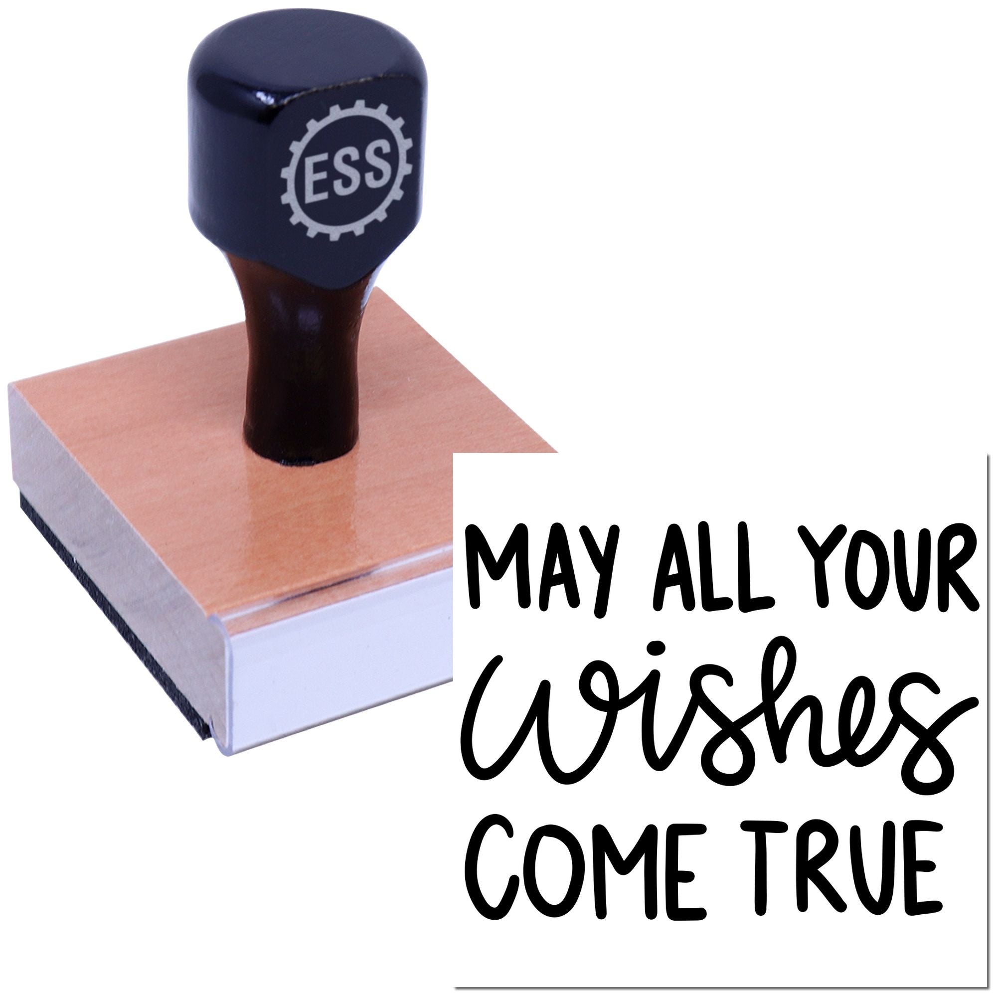 Dreamy Playful Aura Scrapbook Rubber Stamp