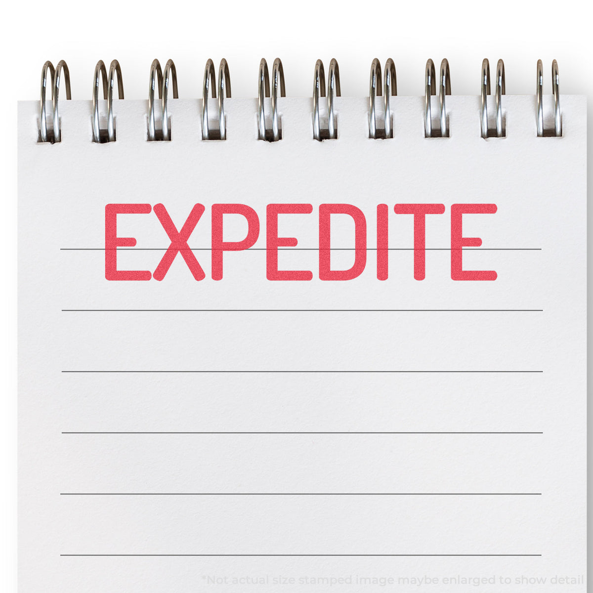 "Expedite" Xstamper stamp used on filed paperwork