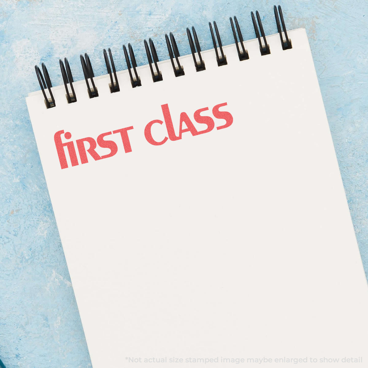 "First class" Xstamper stamp used on filed paperwork
