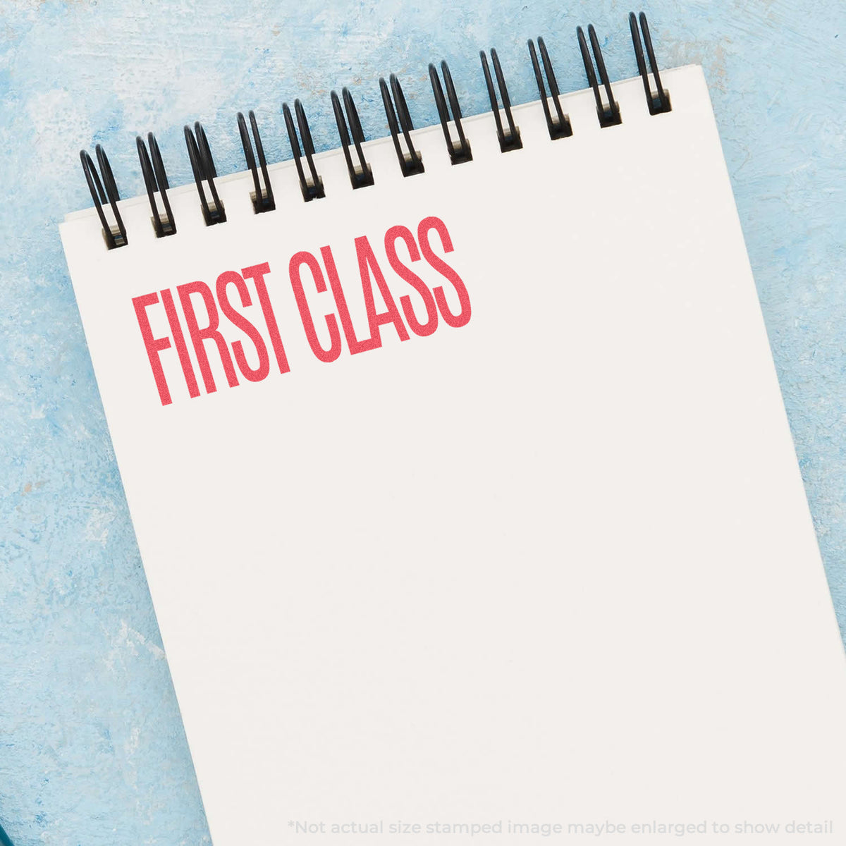 "First class" Xstamper stamp used on filed paperwork