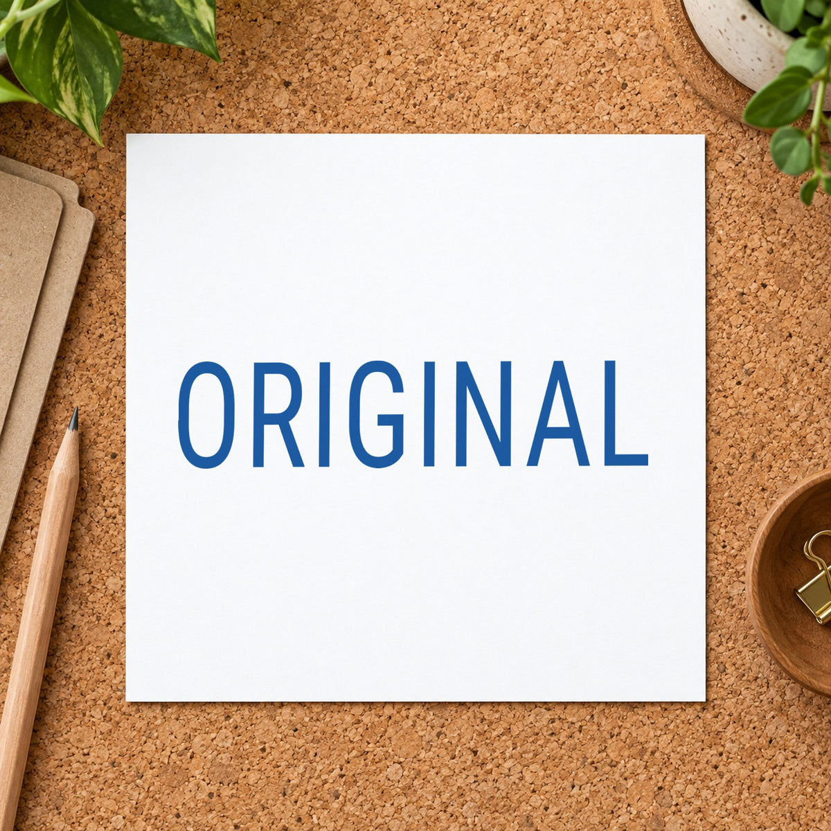 "Original" imprint sized 1/2 x 1-5/8 in on a document page