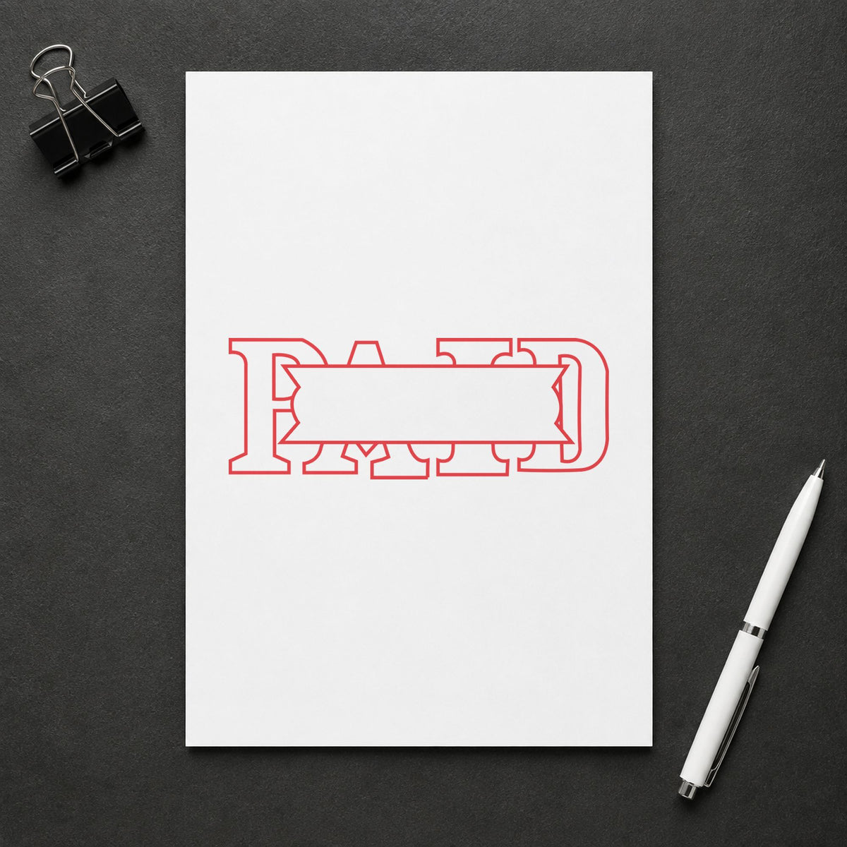 "Paid" Xstamper stamp at work on everyday office paperwork