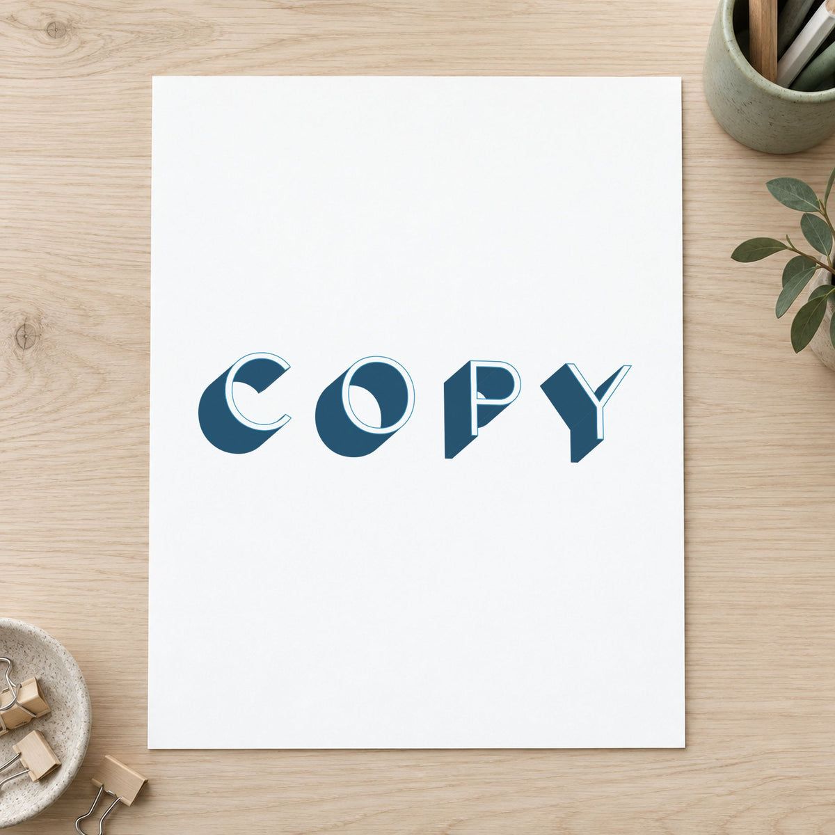 "Copy" Xstamper No. 1336 stamp shown in everyday handling