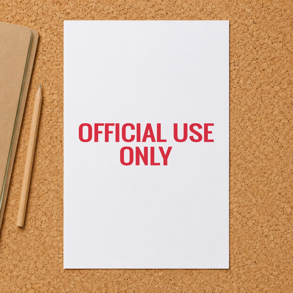 "Official use only" Xstamper No. 1052 stamp shown in everyday handling