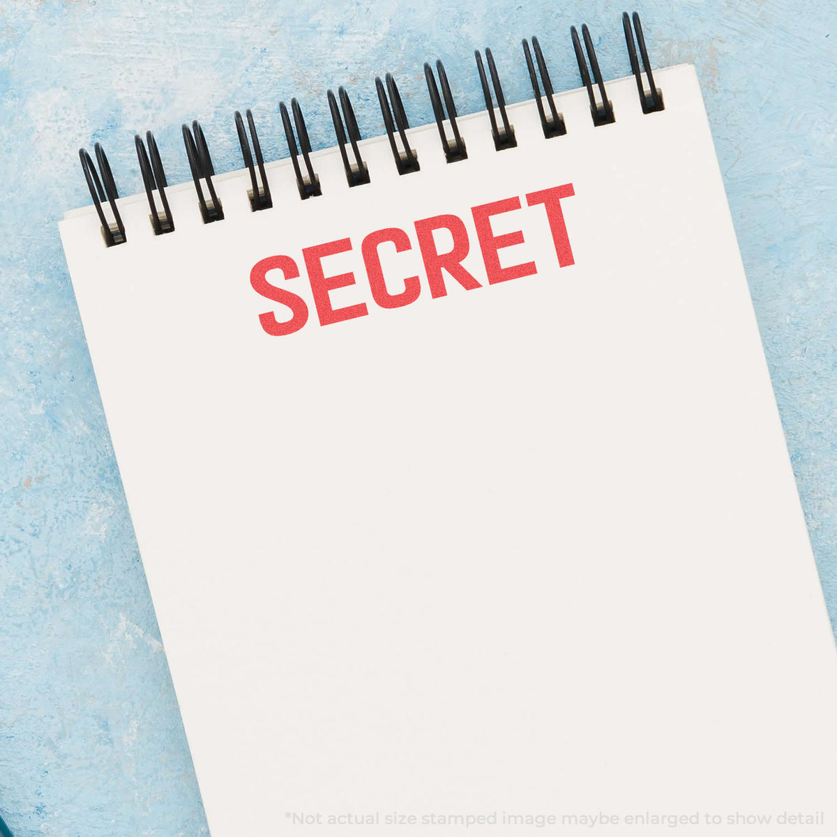 "Secret" Xstamper stamp used on filed paperwork