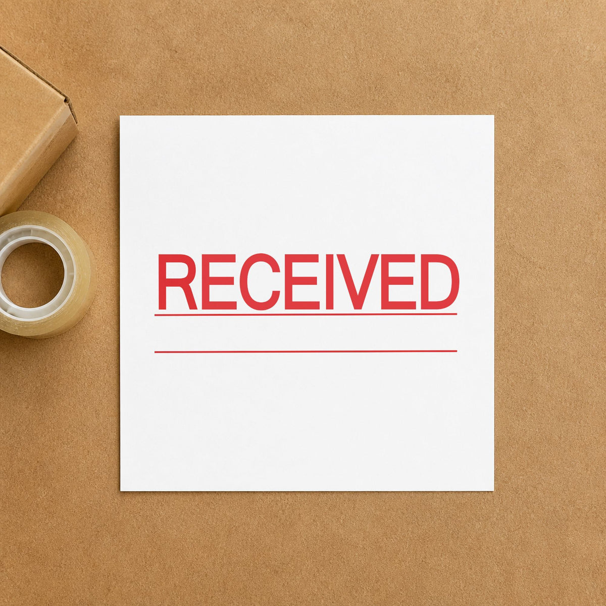 "Received" imprint sized Approximately 7/8 in tall x 2-3/4 in wide on a document page