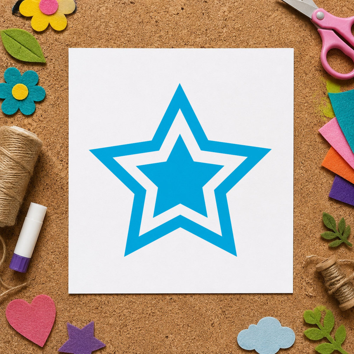 "Star" Xstamper No. 11421 stamp shown in everyday handling
