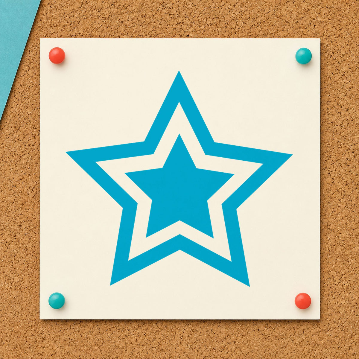 "Star" Xstamper stamp at work on everyday office paperwork