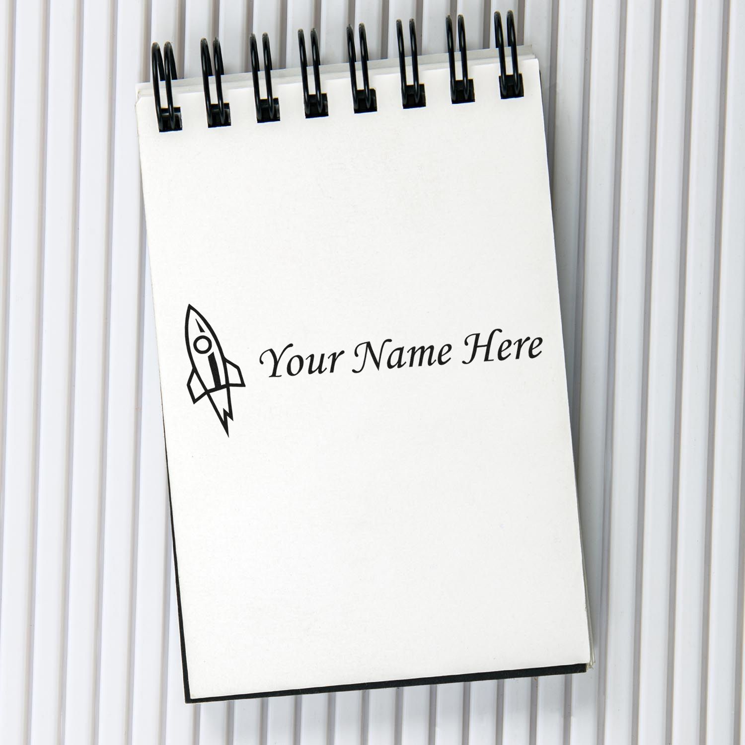 PSI Pre-Inked Rocket Blast Personalized Ink Stamp - Engineer Seal Stamps