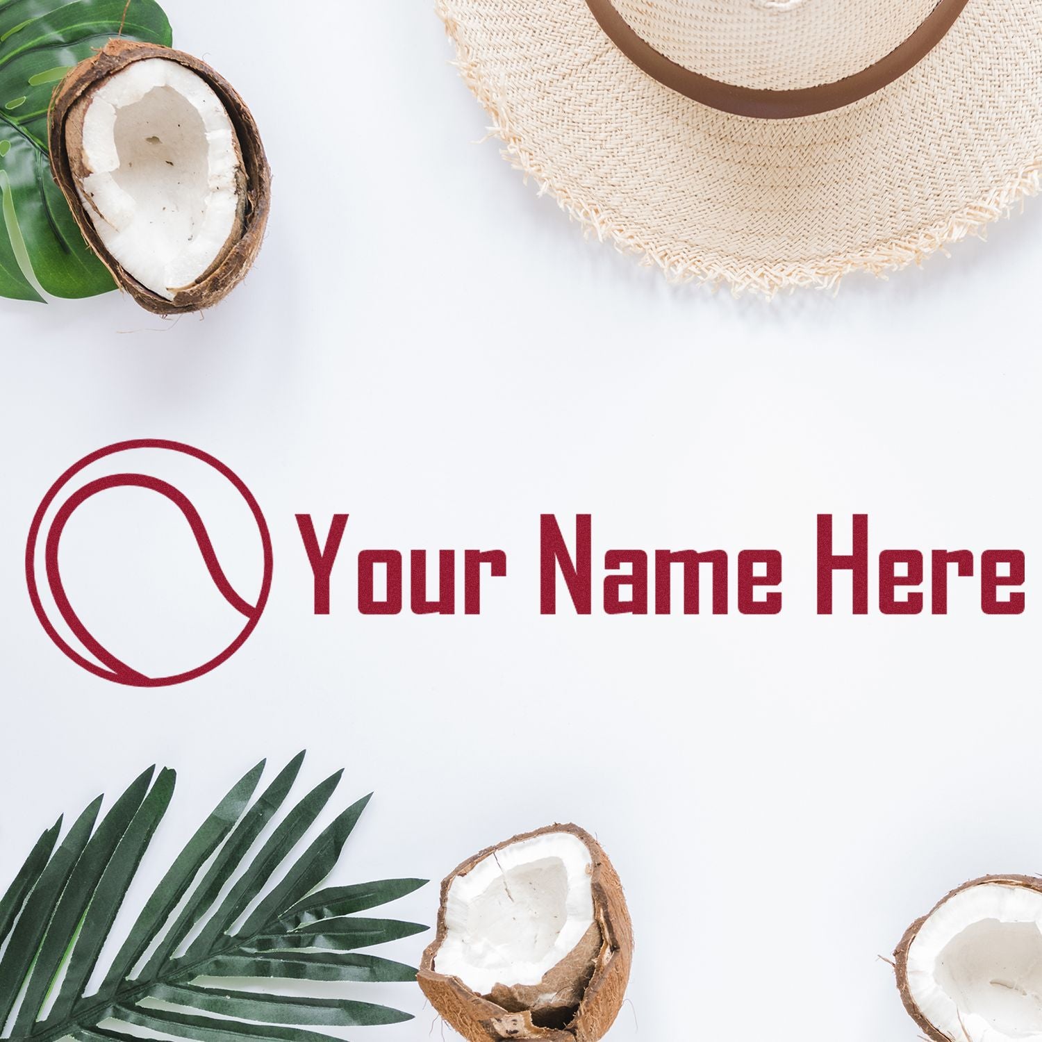 PSI Pre-Inked Volley Vibes Handmade Ink Stamp - Engineer Seal Stamps