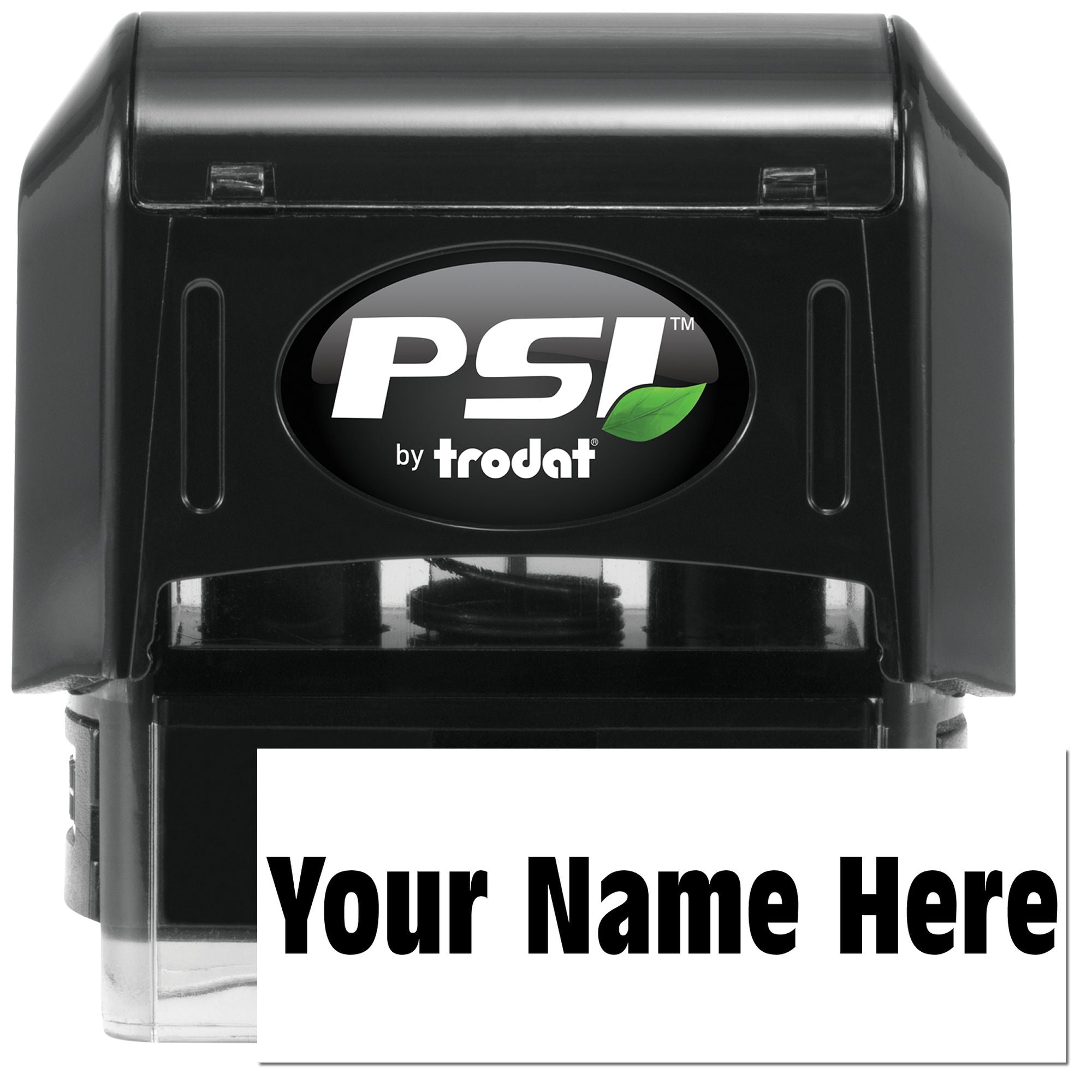 PSI Pre-Inked Antique Olive Bold Cond Customize Ink Stamp - Engineer Seal Stamps