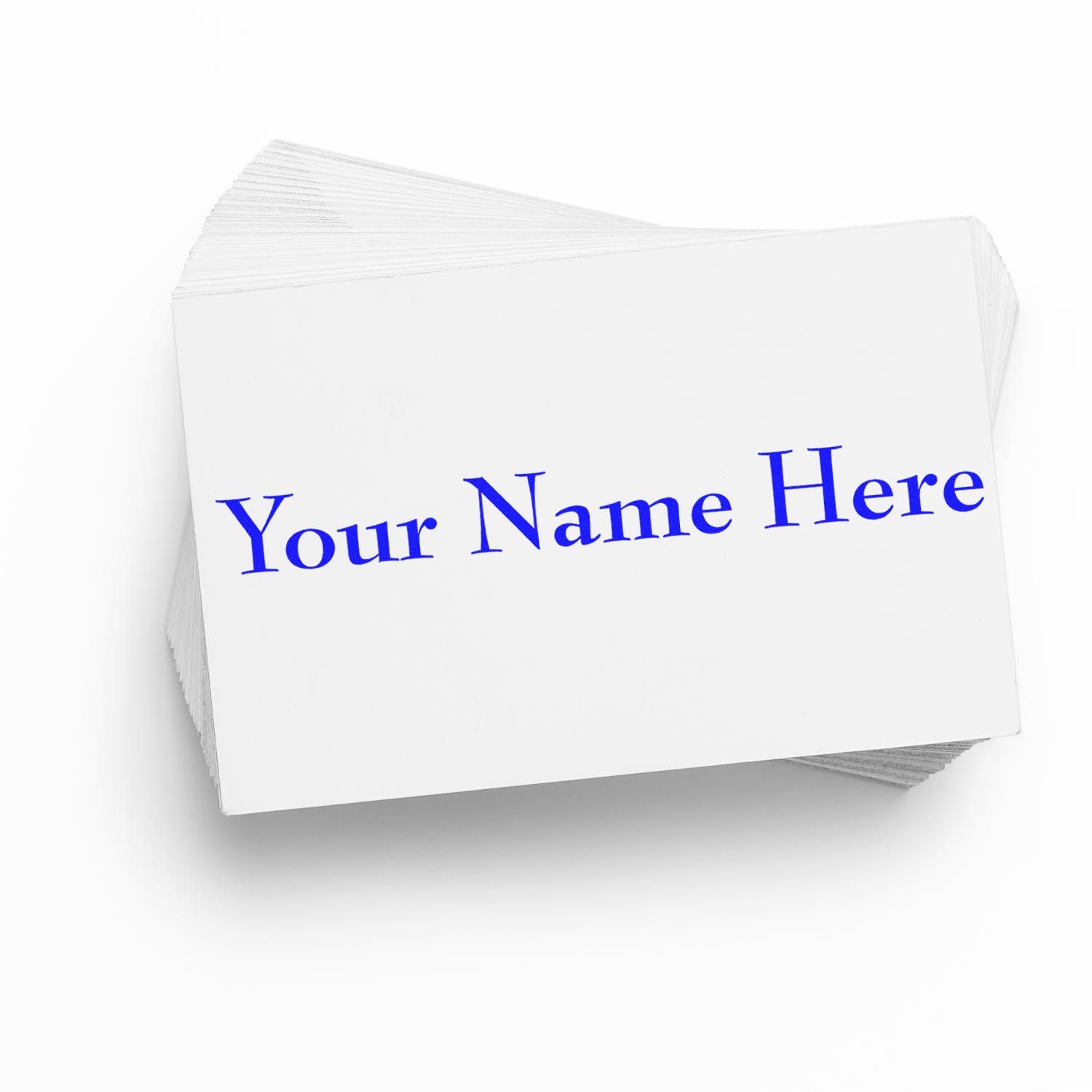 Slim Pre-Inked Bernhard Modern Roman Customizable Name Stamper - Engineer Seal Stamps