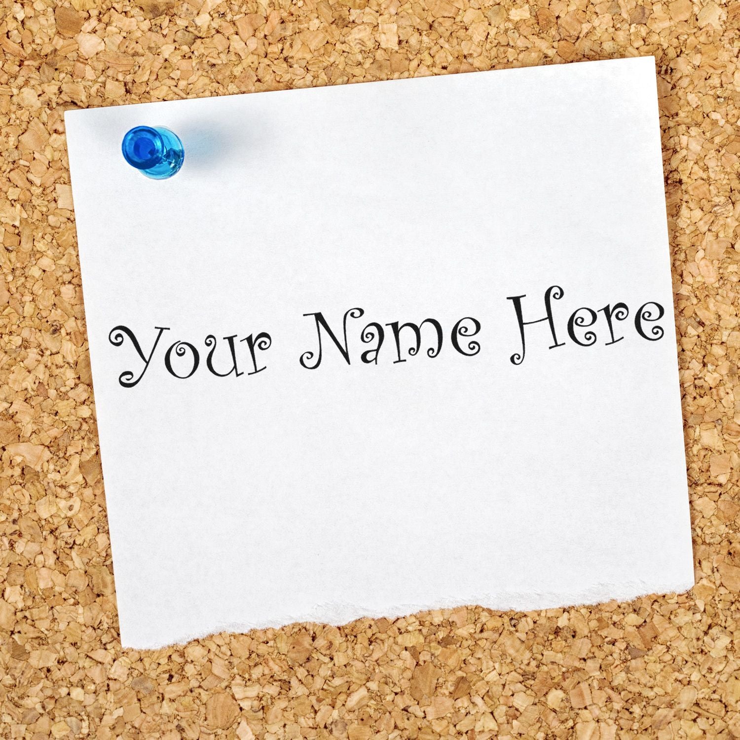 Self-Inking Curlz MT Customizable Signature Stamp - Engineer Seal Stamps