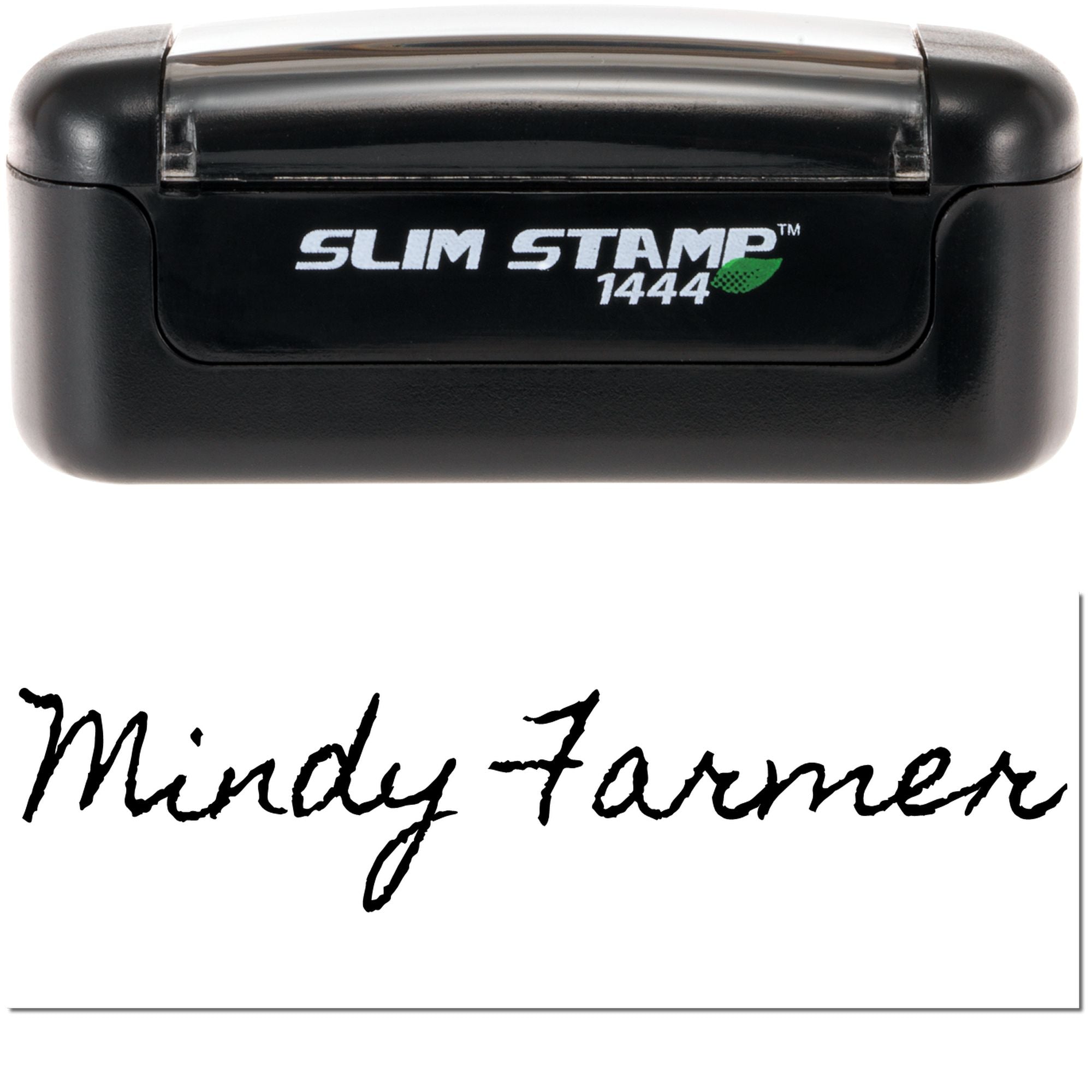 Slim Pre-Inked Homemade Apple Professional Name Stamp - Engineer Seal Stamps