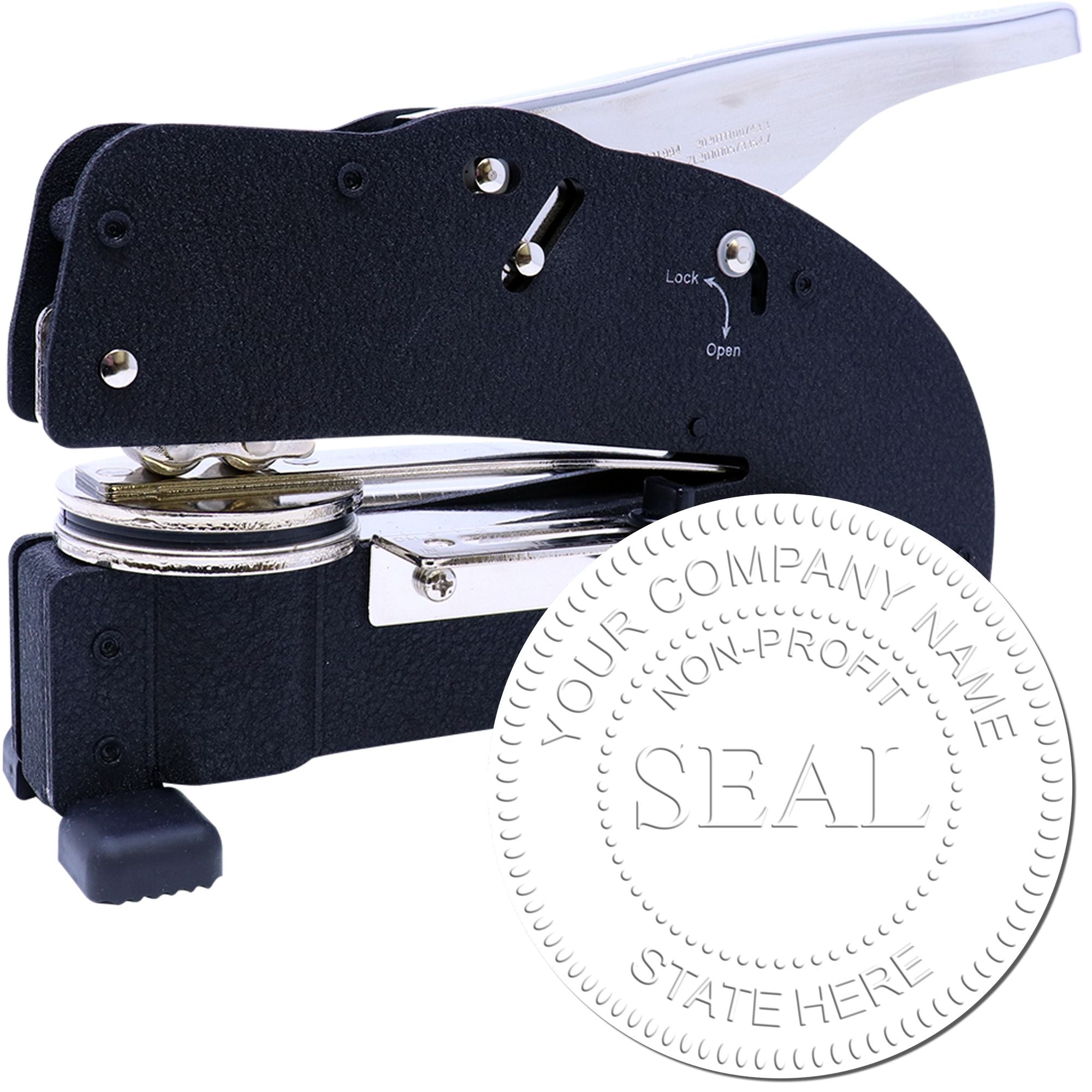 Extended Long Reach Non-Profit Seal - Engineer Seal Stamps