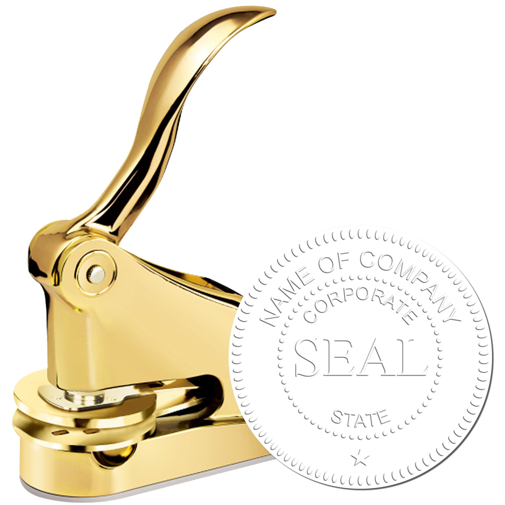 Gift Corporate Seal with Star - Engineer Seal Stamps