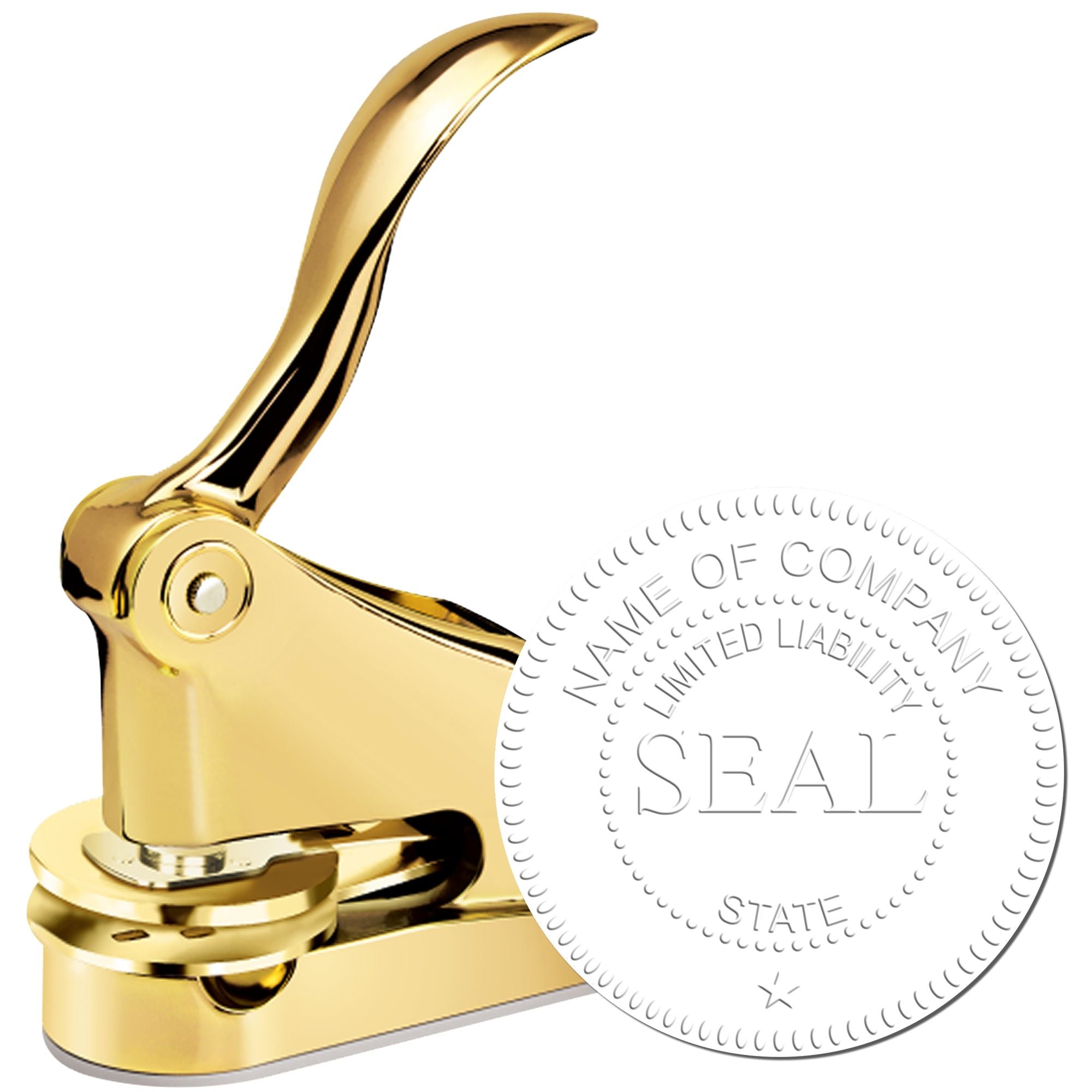 Gift Limited Liablity Seal with Star - Engineer Seal Stamps