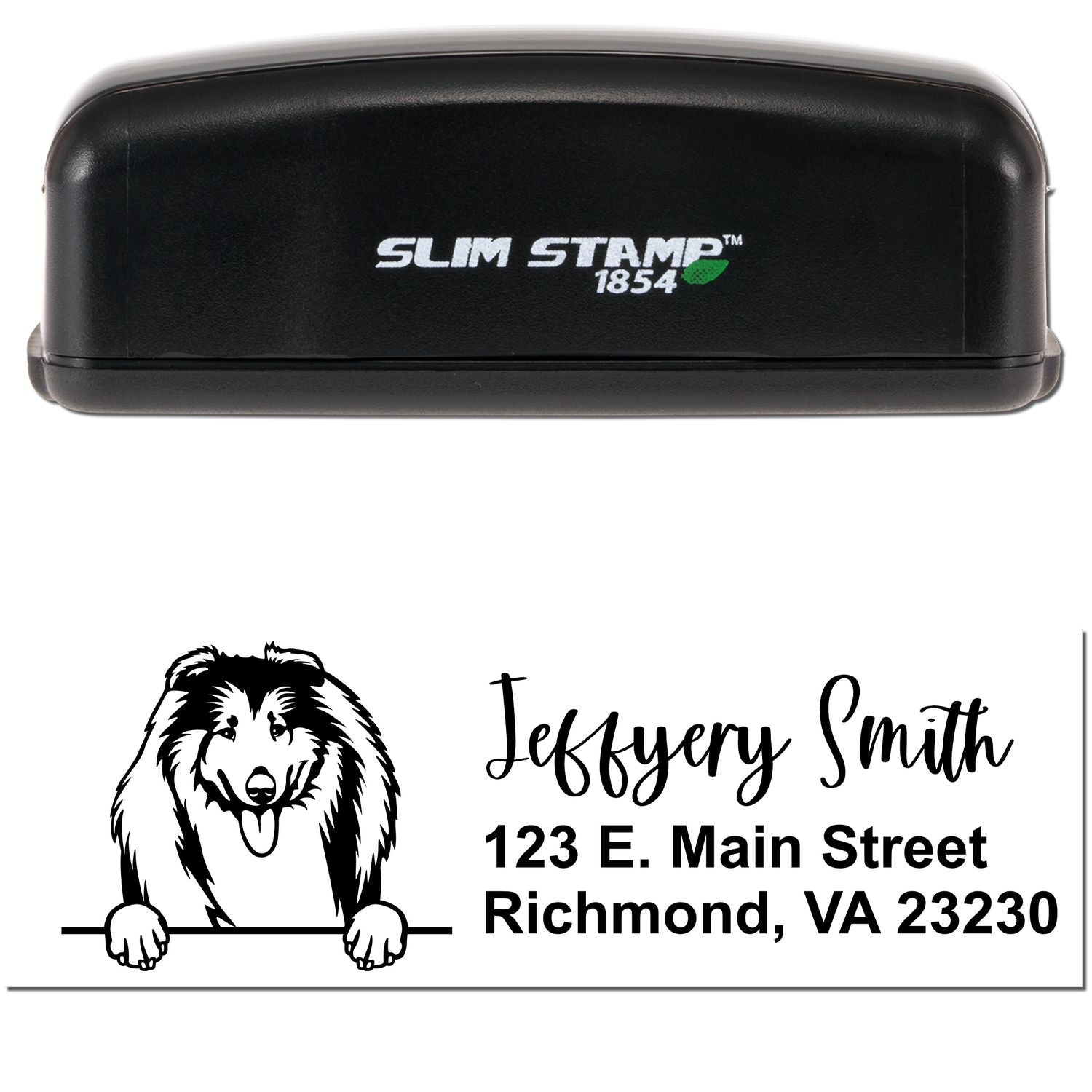 Slim Collies Pre-Inked Customized Stamp - Engineer Seal Stamps