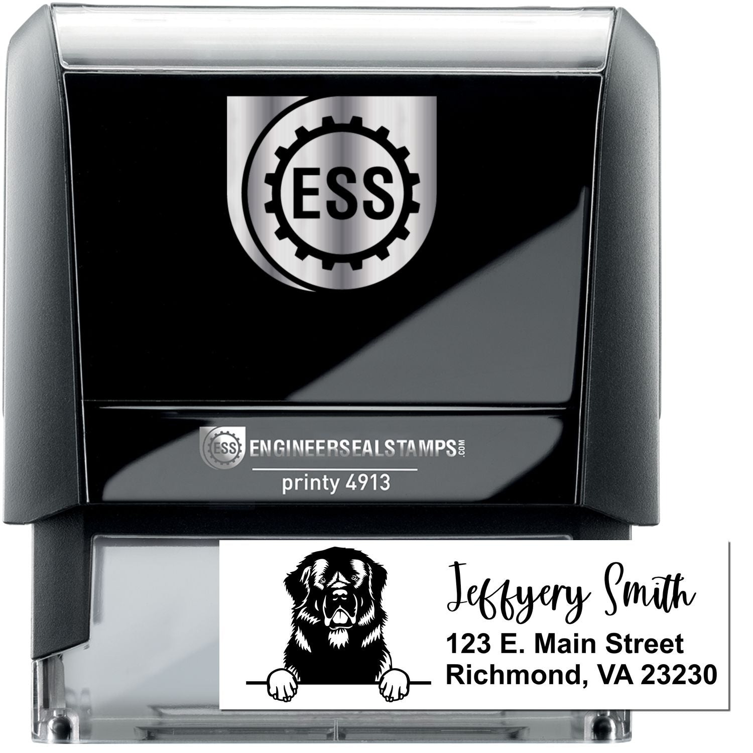 Newfoundland Name and Address Stamp Self-Inking - Engineer Seal Stamps