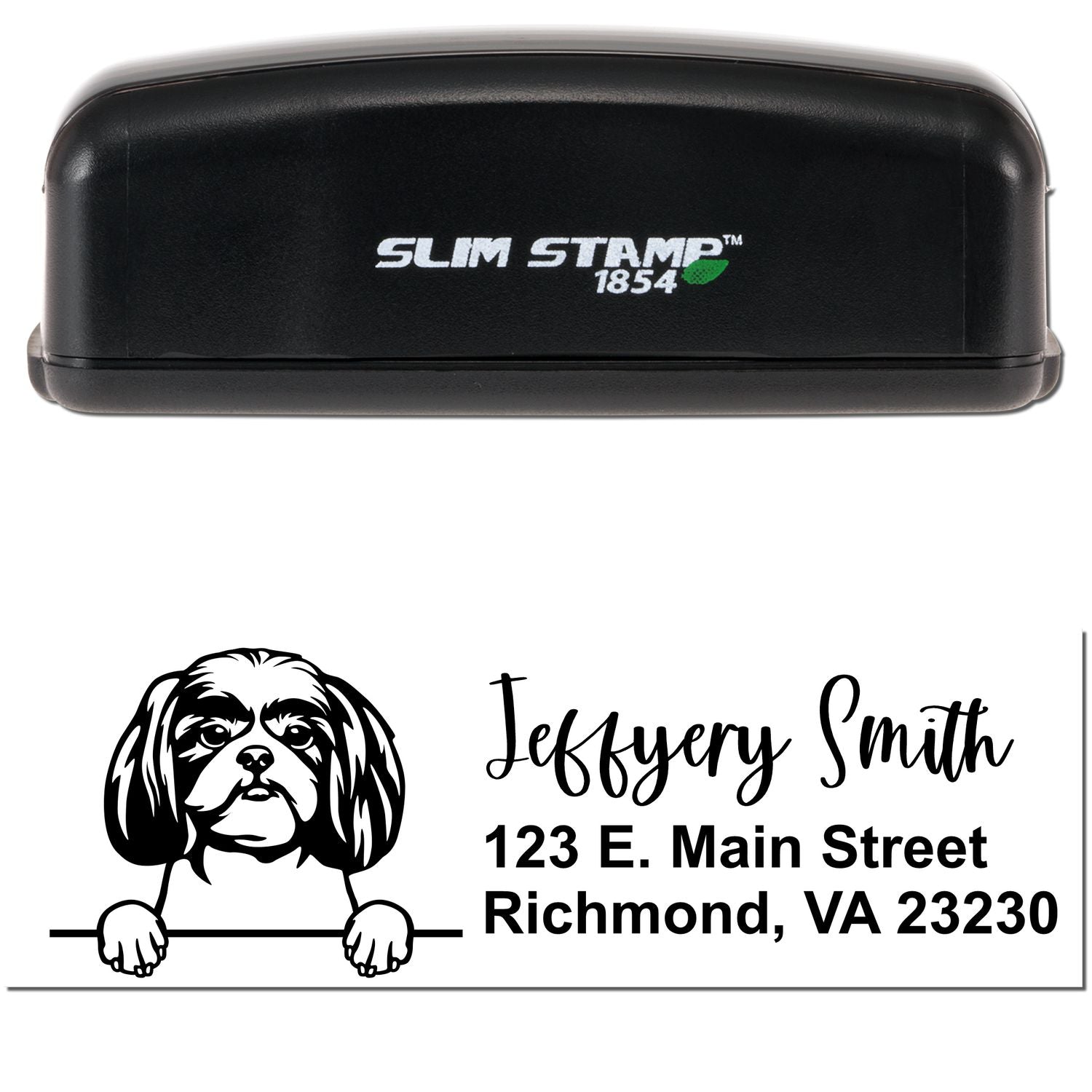 Slim Shitzu Pre-Inked Customized Stamp - Engineer Seal Stamps