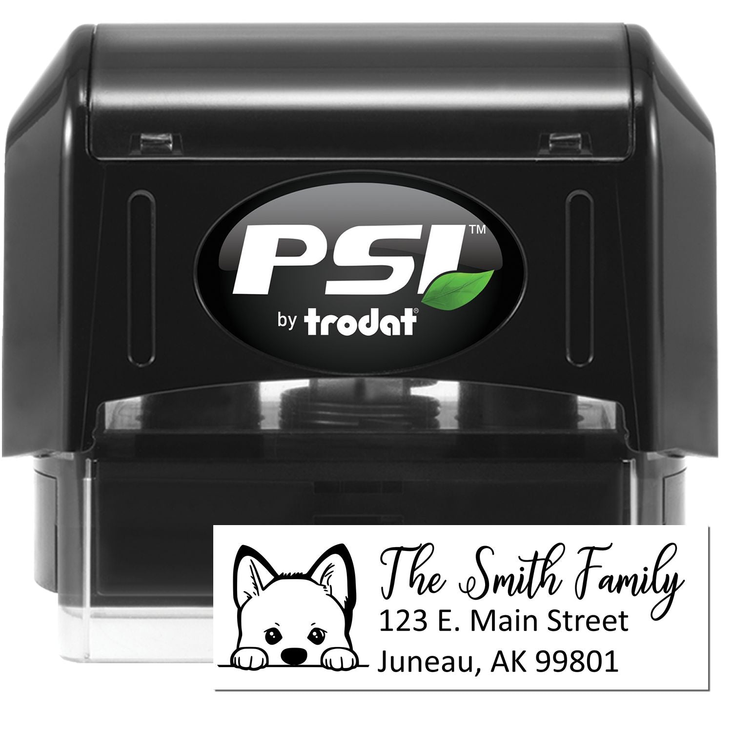 Akita Pre-Inked Home Address Stamp - Engineer Seal Stamps