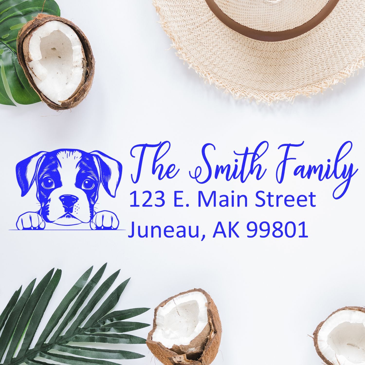 Boxer Customized Address Stamp - Engineer Seal Stamps