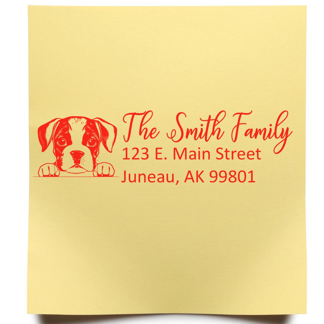 Boxer Customized Address Stamp - Engineer Seal Stamps