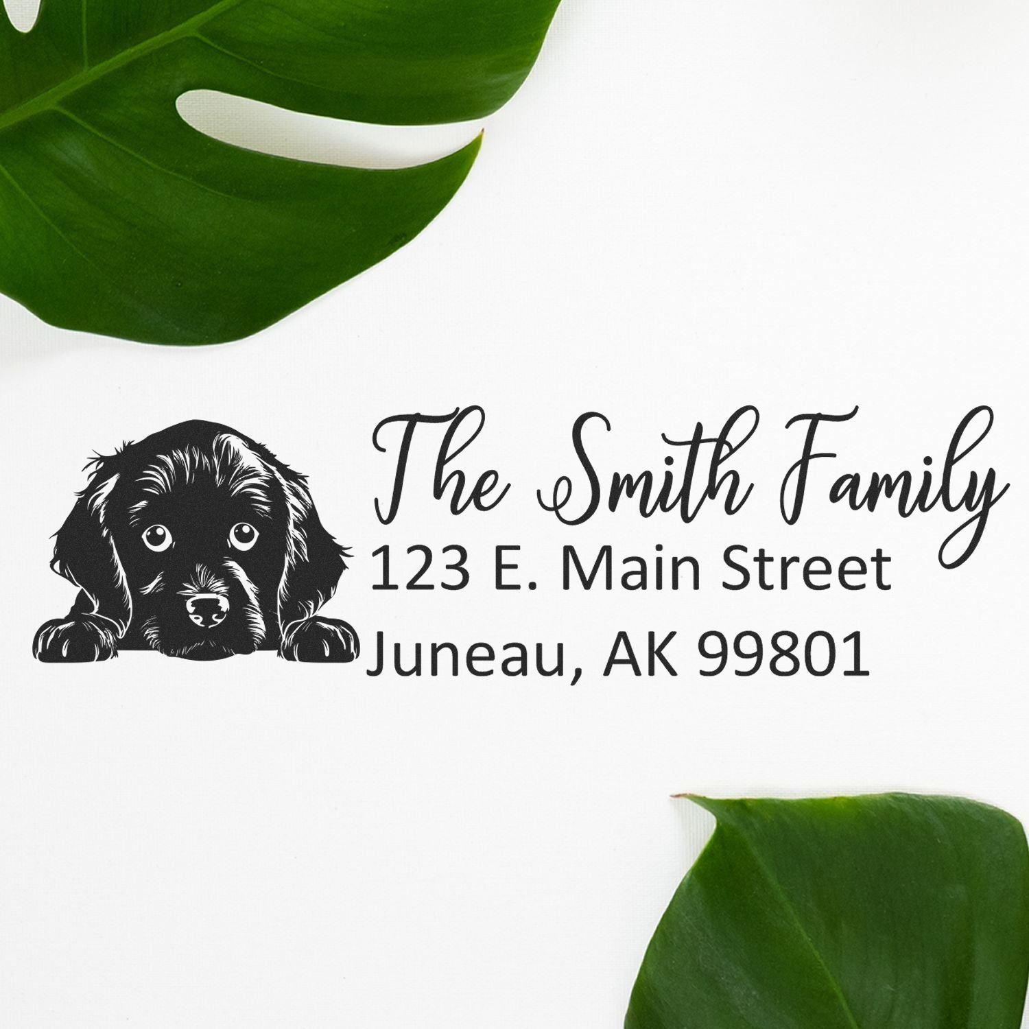 Boykin Spaniel Customized Address Stamp - Engineer Seal Stamps