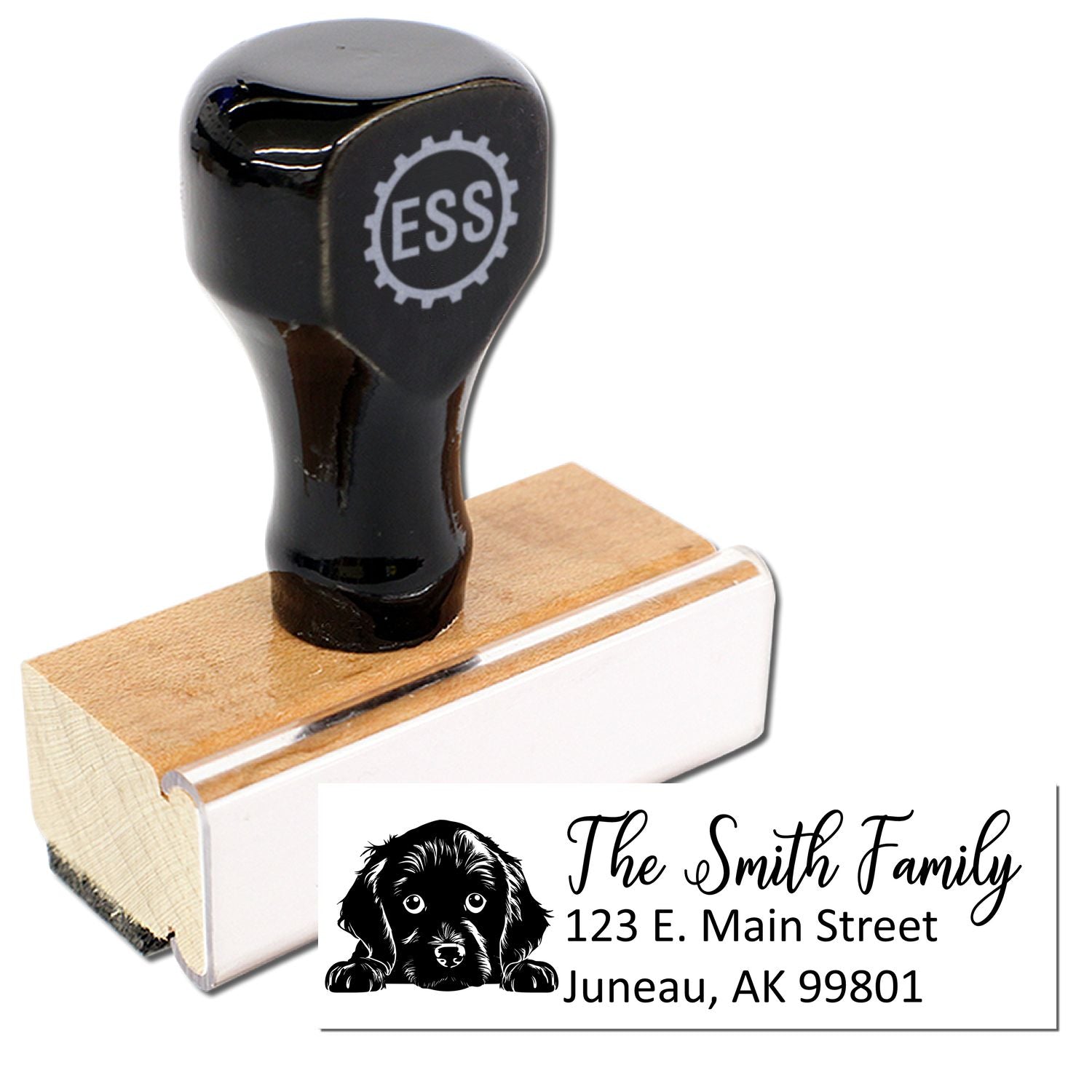 Boykin Spaniel Customized Address Stamp - Engineer Seal Stamps