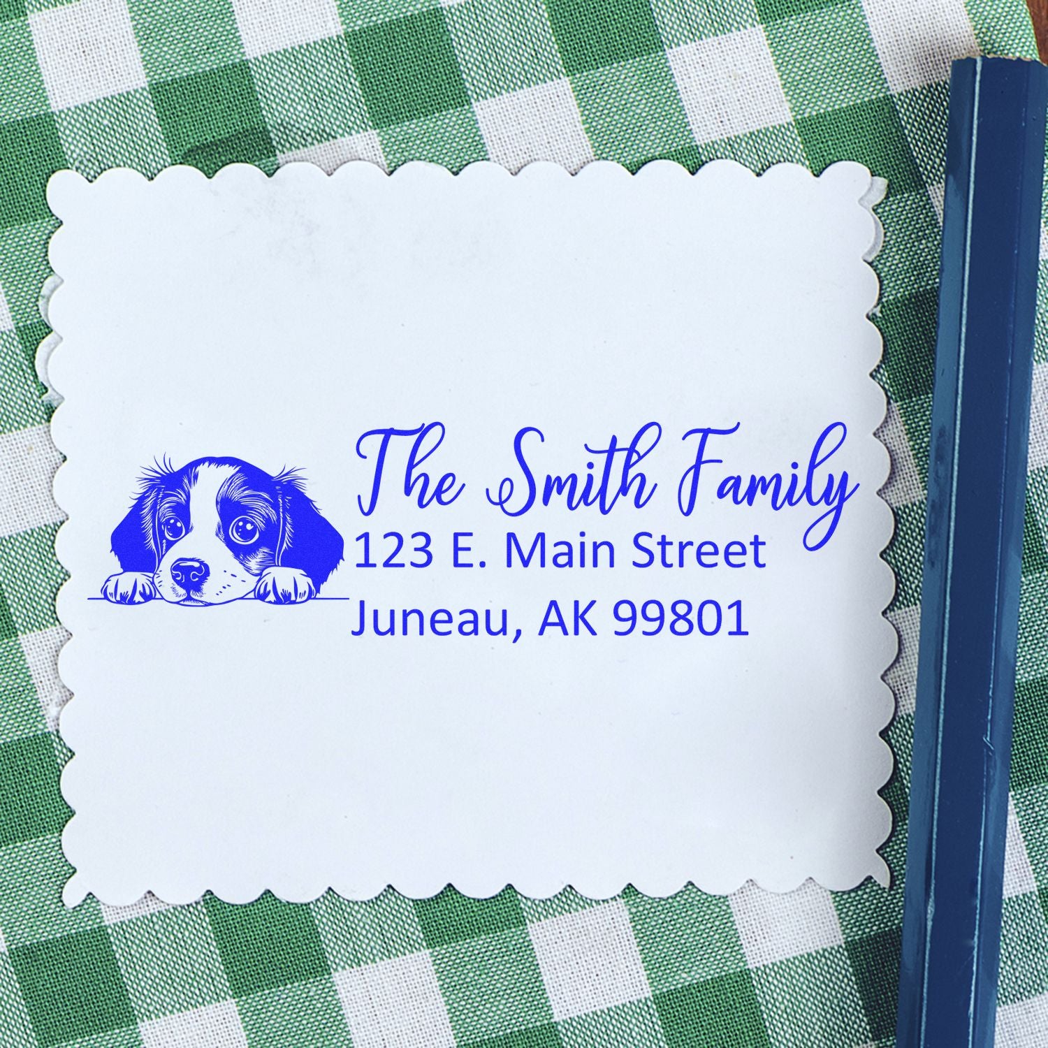 Customized Brittany Self-Inking Home Address Stamp - Engineer Seal Stamps
