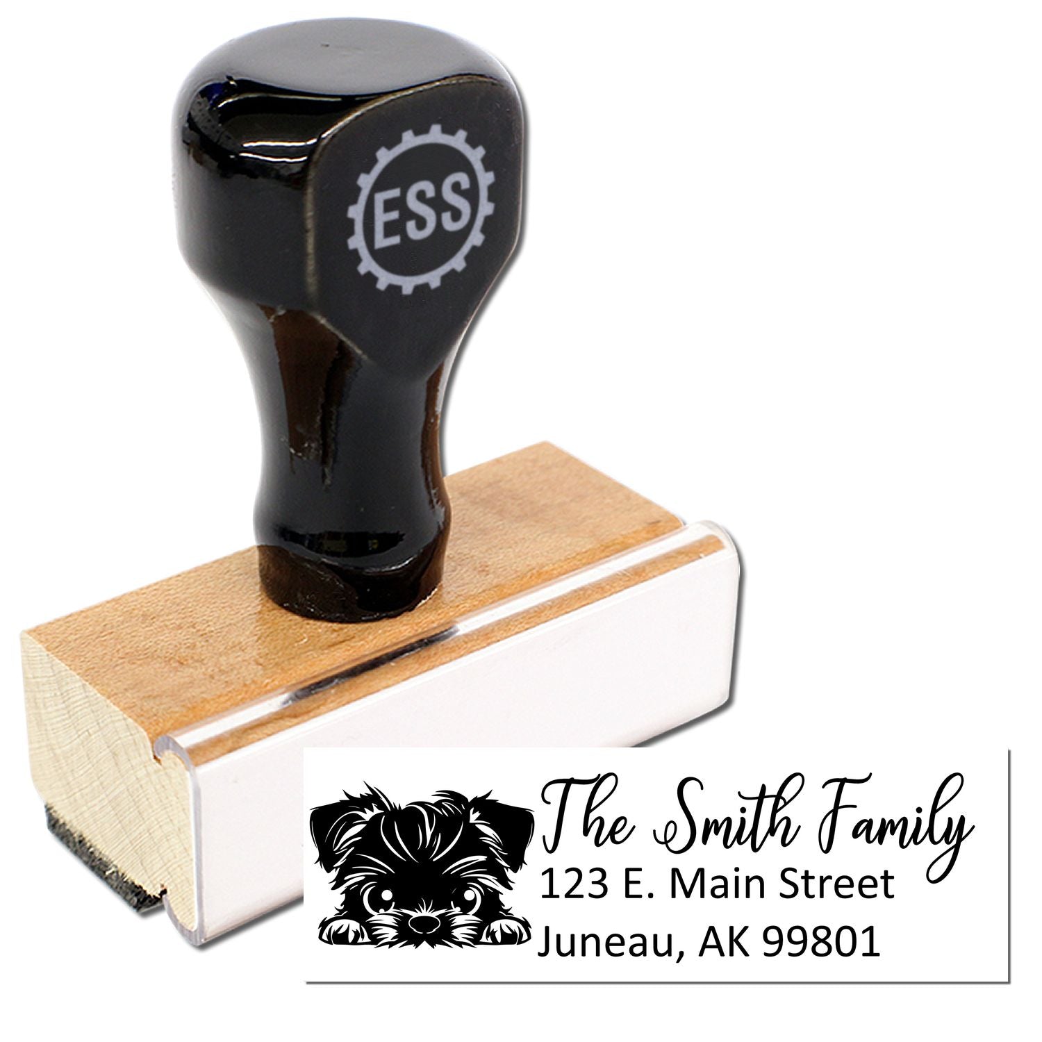 Brussels Griffon Customized Address Stamp - Engineer Seal Stamps