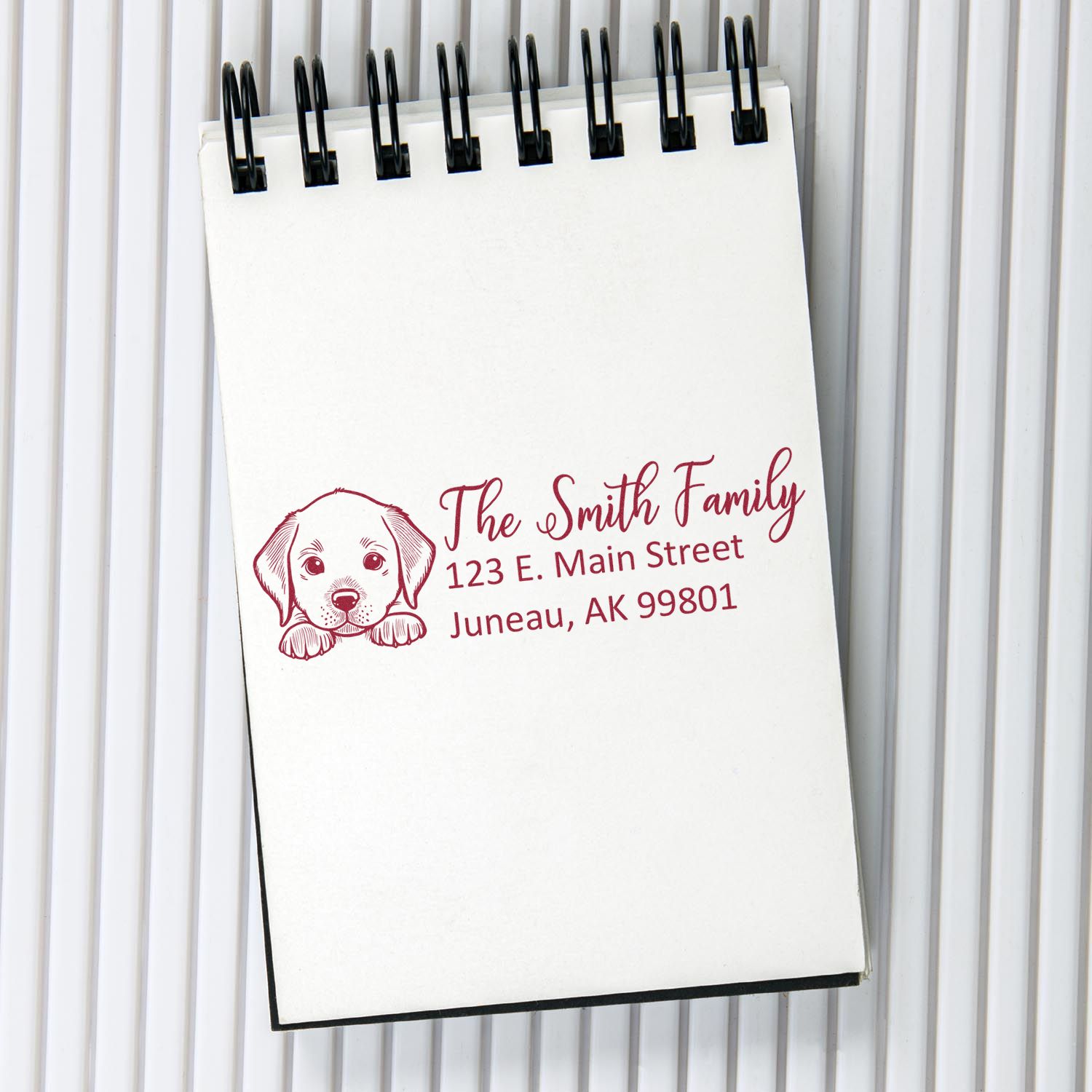 Chesapeake Bay Retriever Customized Address Stamp - Engineer Seal Stamps